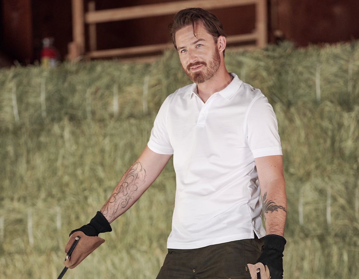 e.s. Polo-Shirt cotton Deluxe