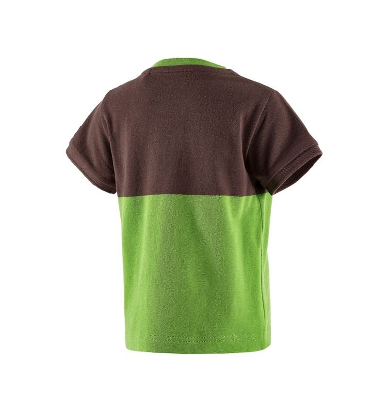 e.s. Piqué-Shirt colourblock, Kinder