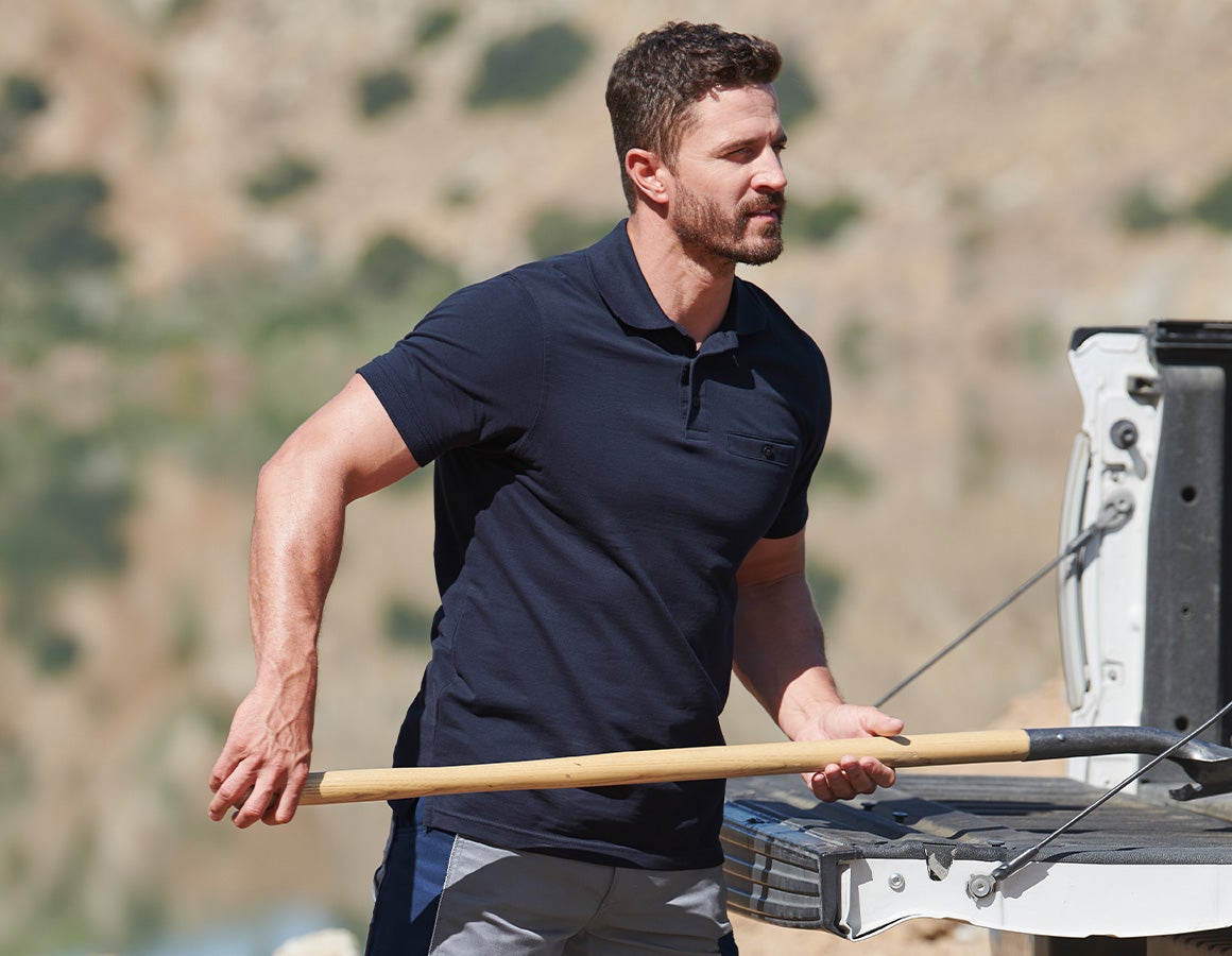 e.s. Polo-Shirt cotton Pocket