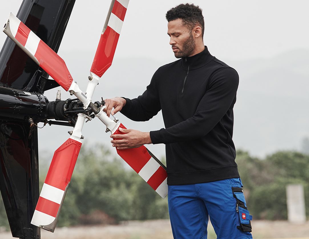e.s. ZIP-Sweatshirt poly cotton