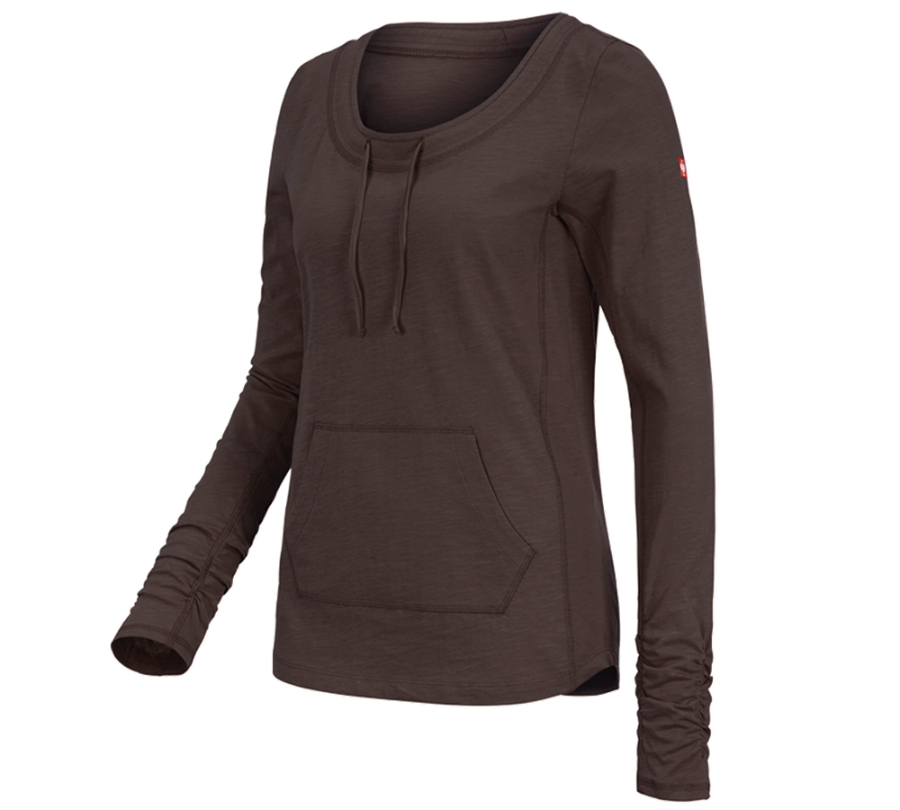 e.s. Longsleeve cotton slub, Damen