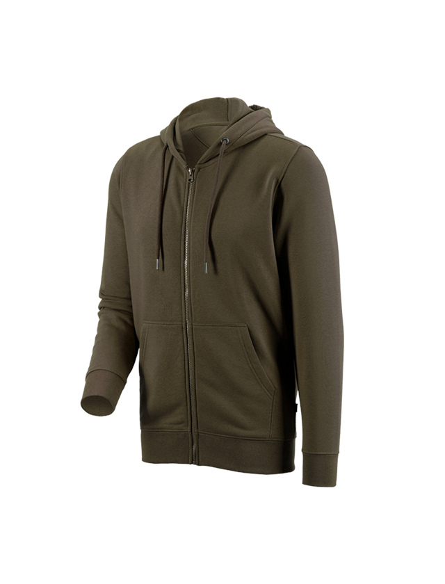 e.s. Hoody-Sweatjacke poly cotton