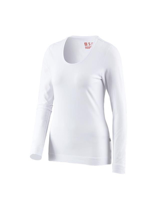 e.s. Longsleeve cotton stretch, Damen