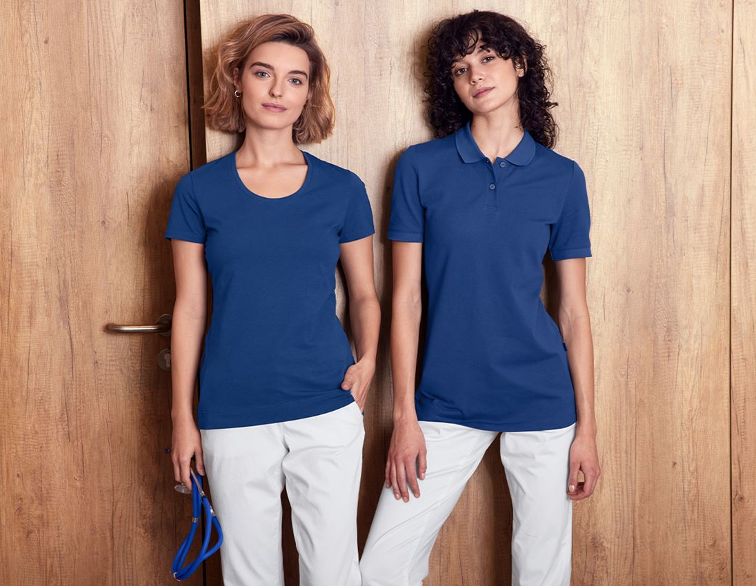 e.s. Piqué-Polo cotton stretch, Damen