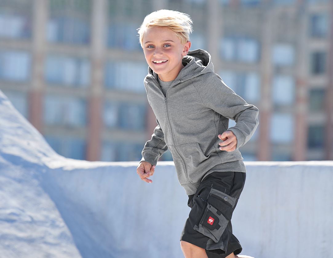 e.s. Hoody-Sweatjacke cotton stretch, Kinder