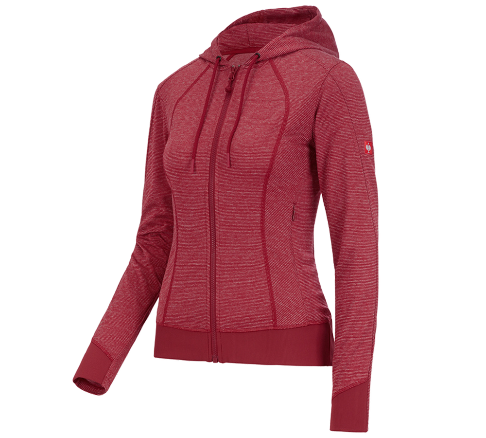 e.s. Funktions Kapuzenjacke stripe, Damen