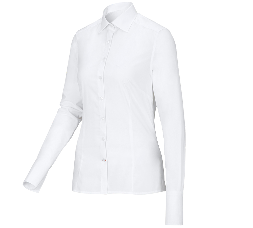 Business Bluse e.s.comfort, langarm