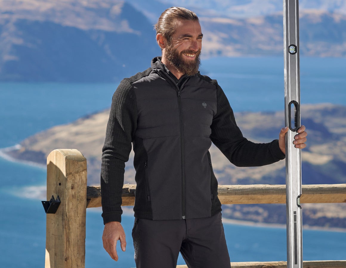 Hybrid Strickjacke e.s.trail