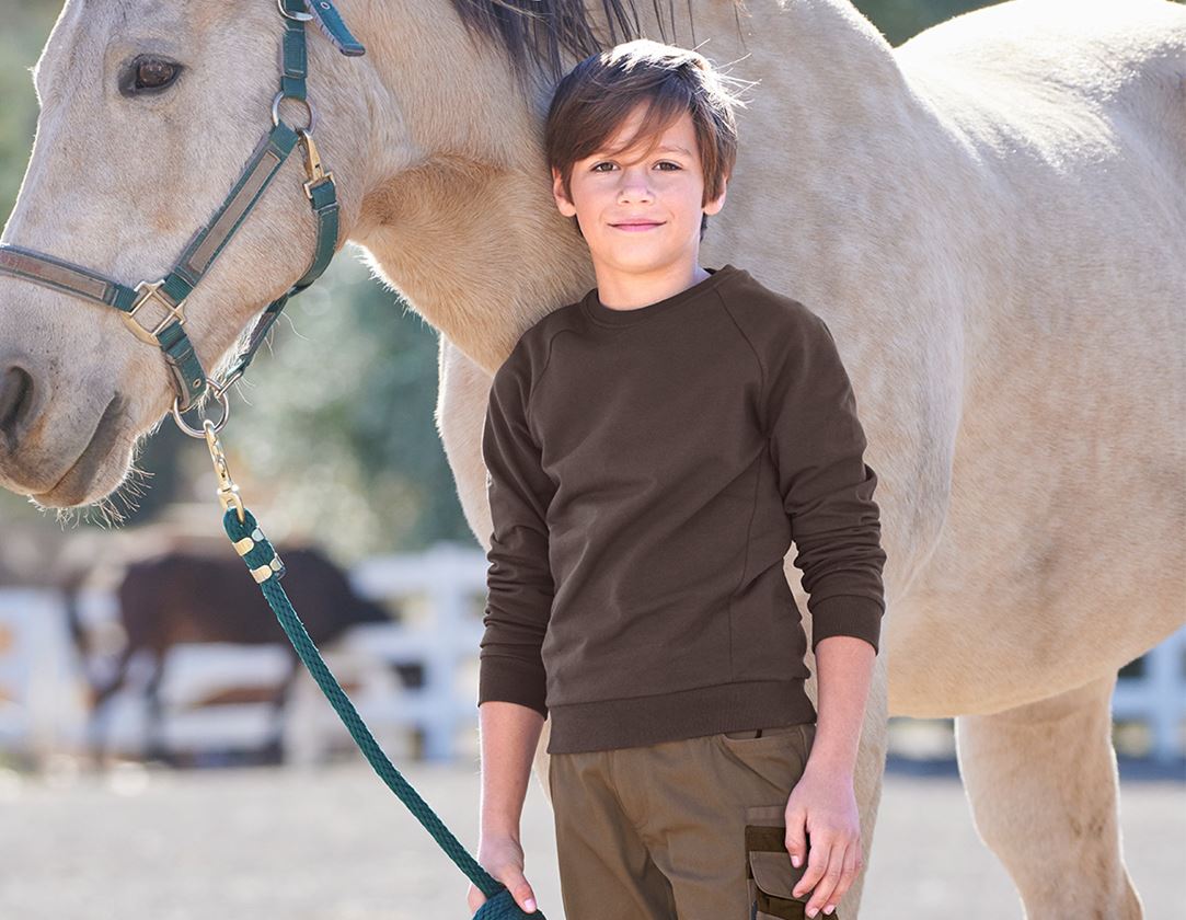 e.s. Sweatshirt cotton stretch, Kinder