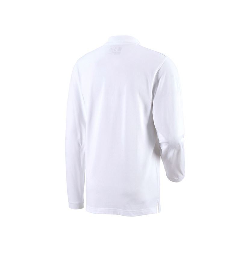 e.s. Longsleeve-Polo cotton Pocket