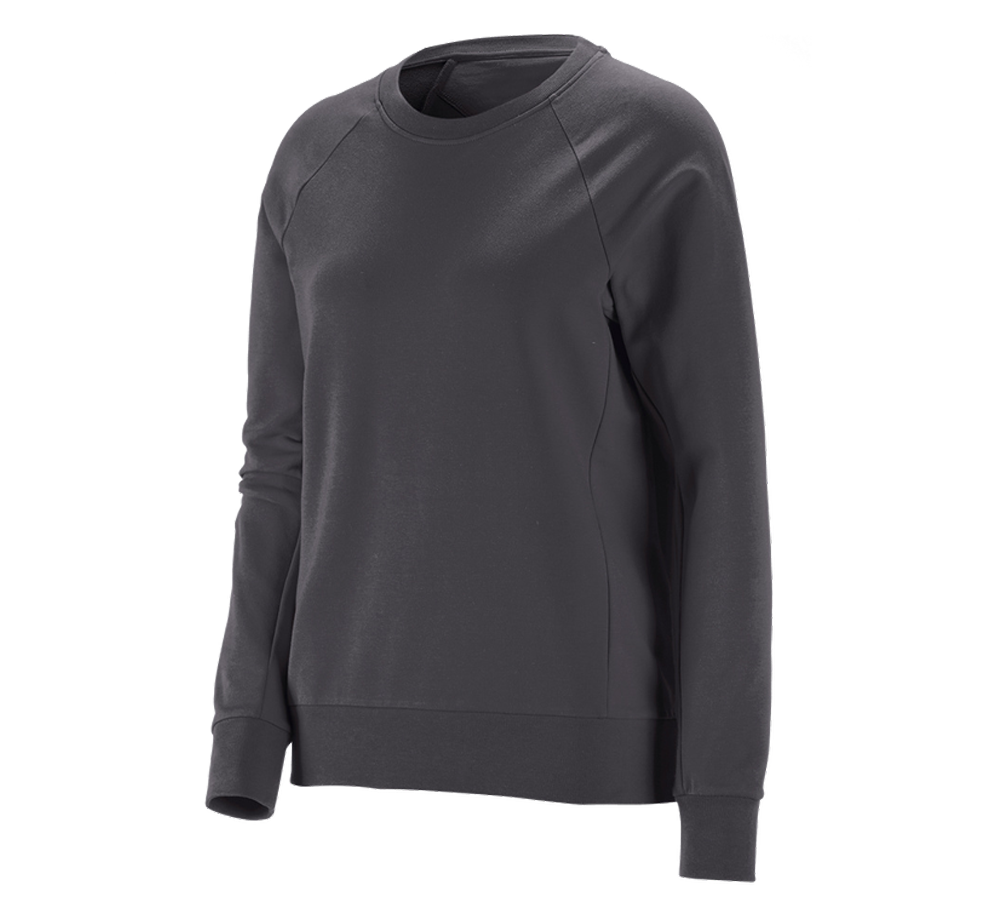 e.s. Sweatshirt cotton stretch, Damen