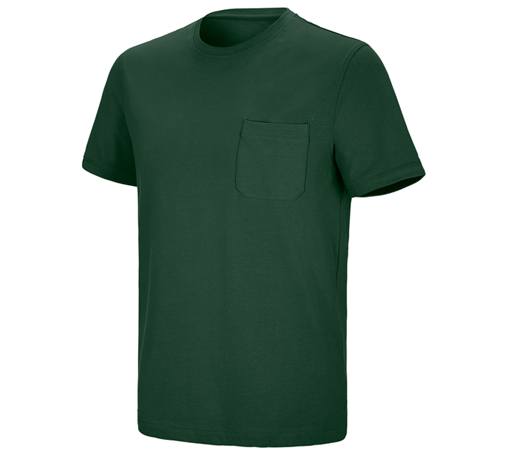 e.s. T-Shirt cotton stretch Pocket