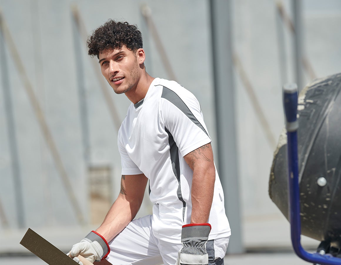 e.s. Funktions-T-Shirt poly Silverfresh