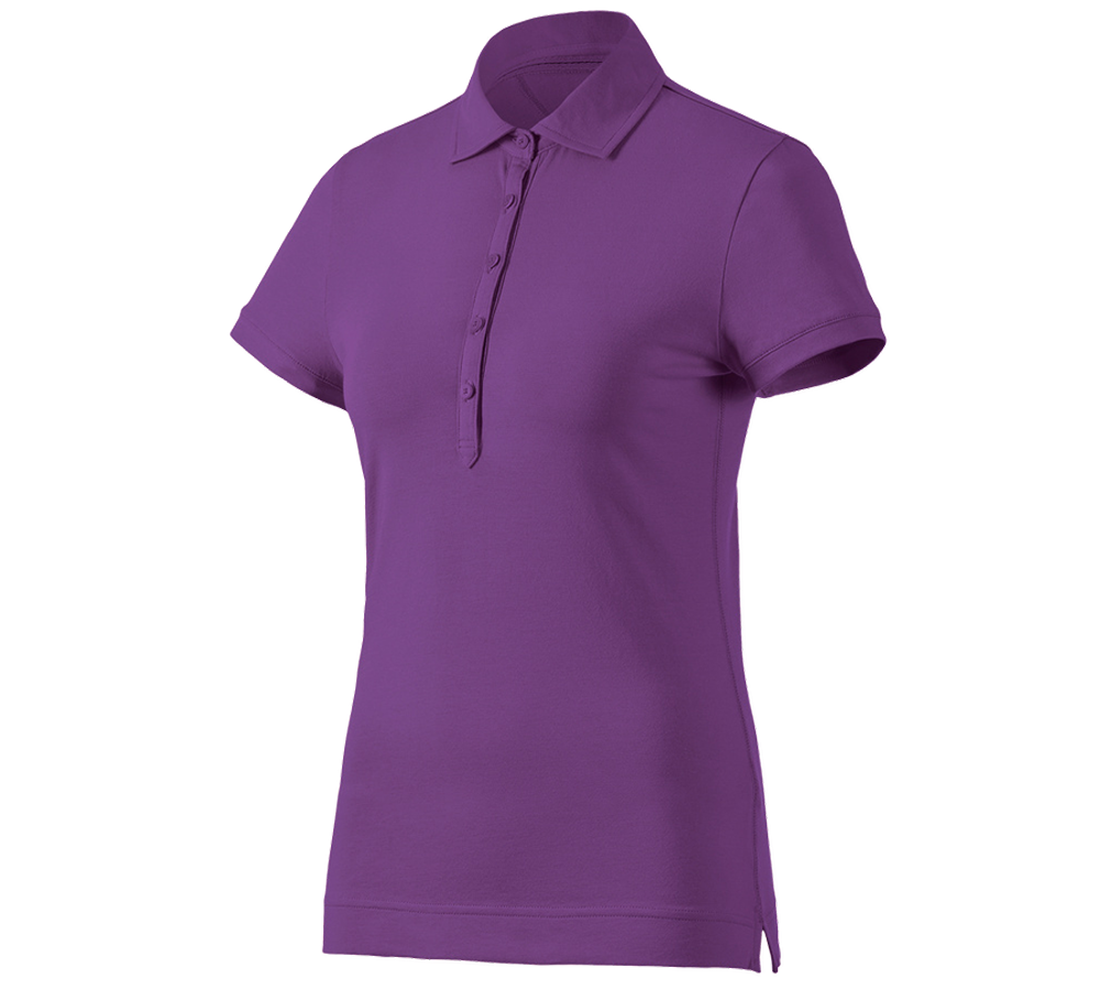 e.s. Polo-Shirt cotton stretch, Damen