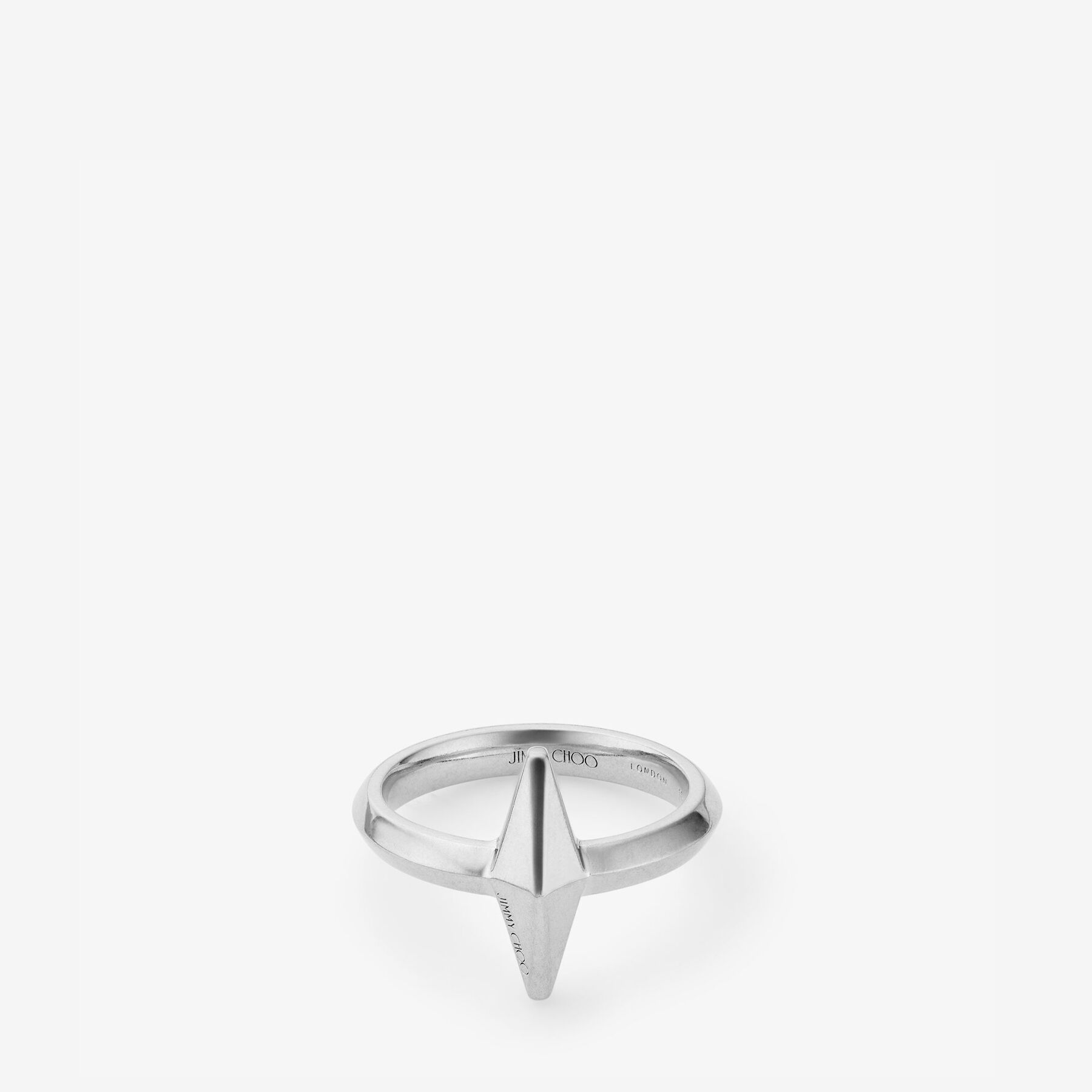 Diamond Ring Silver Finish Ring