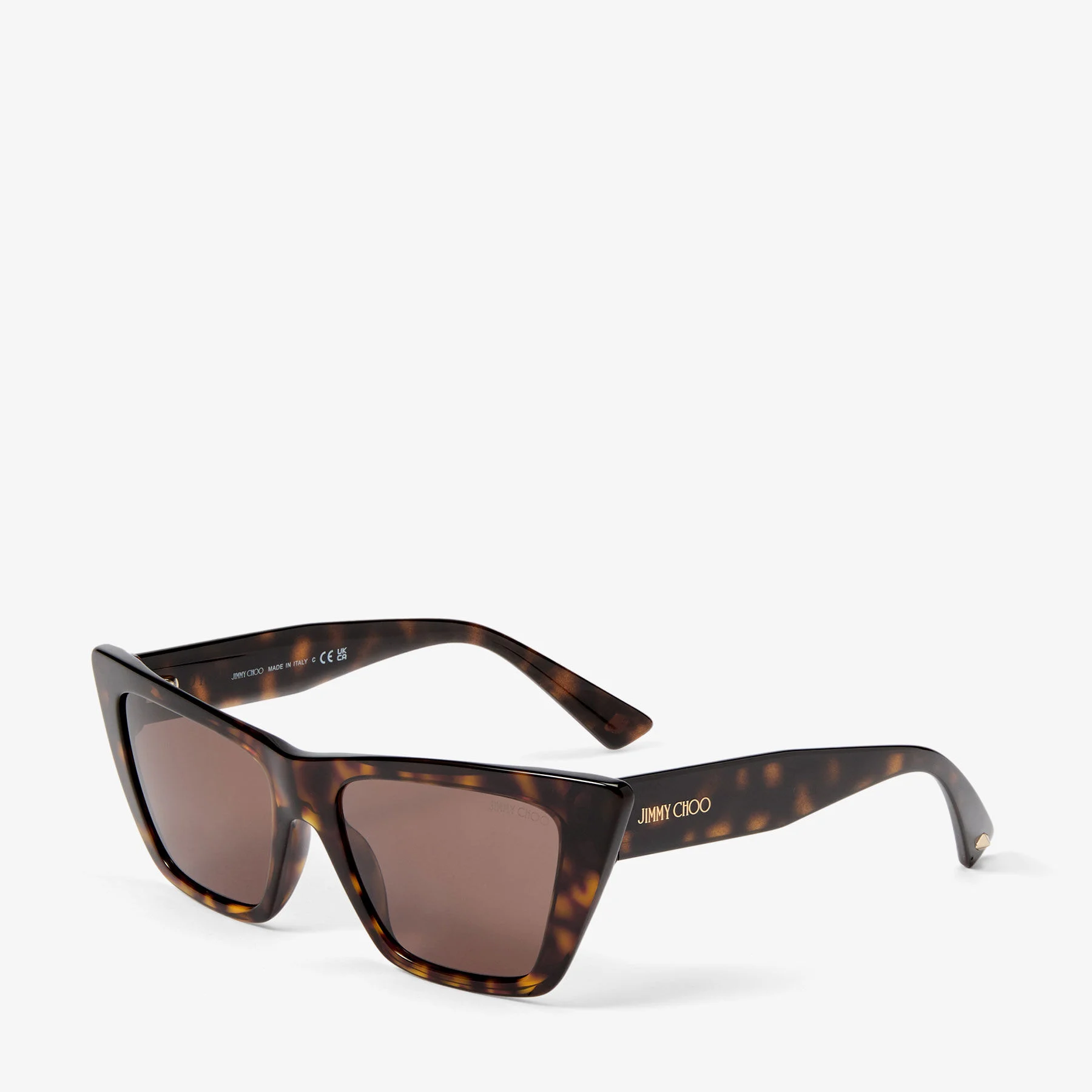 Haley Brown Havana Cat Eye Sunglasses