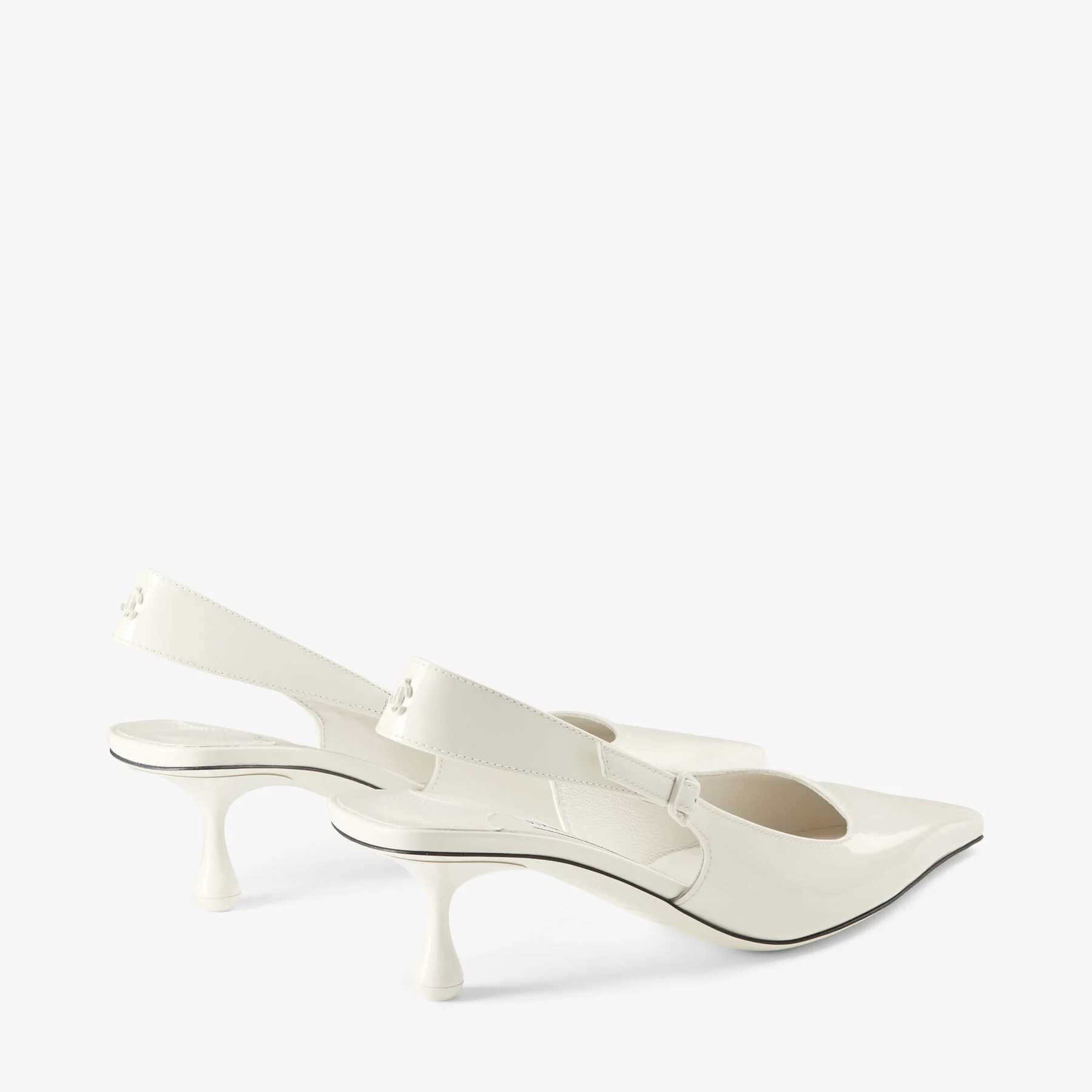Amel 50 Latte Patent Leather Pumps