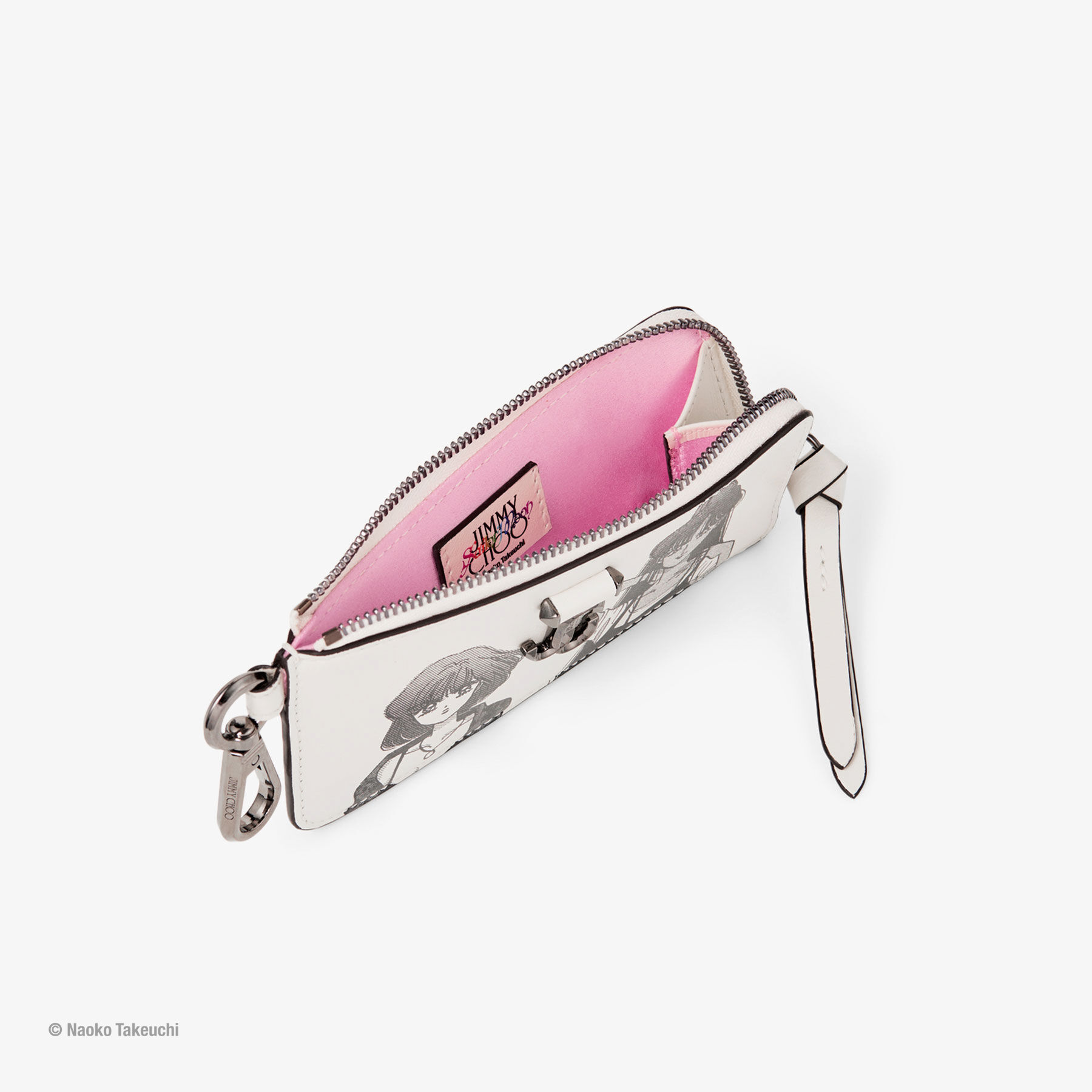 Setsuna Meiô & Hotaru Tomoe Lise-Z Card Holder White Manga Print Leather Card Holder