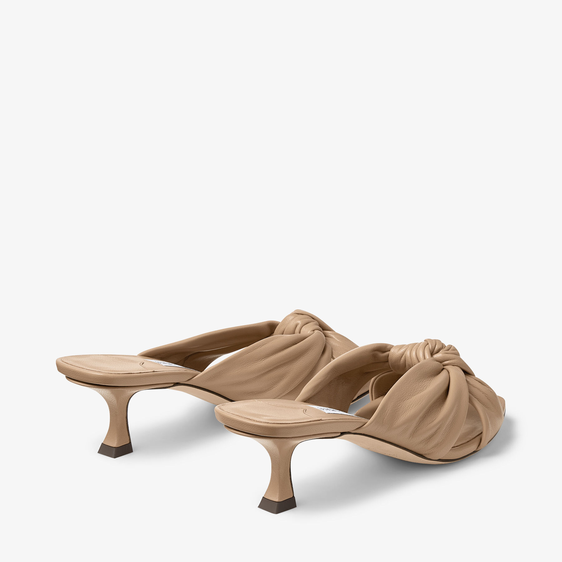 Avenue 50 Biscuit Nappa Leather Mules