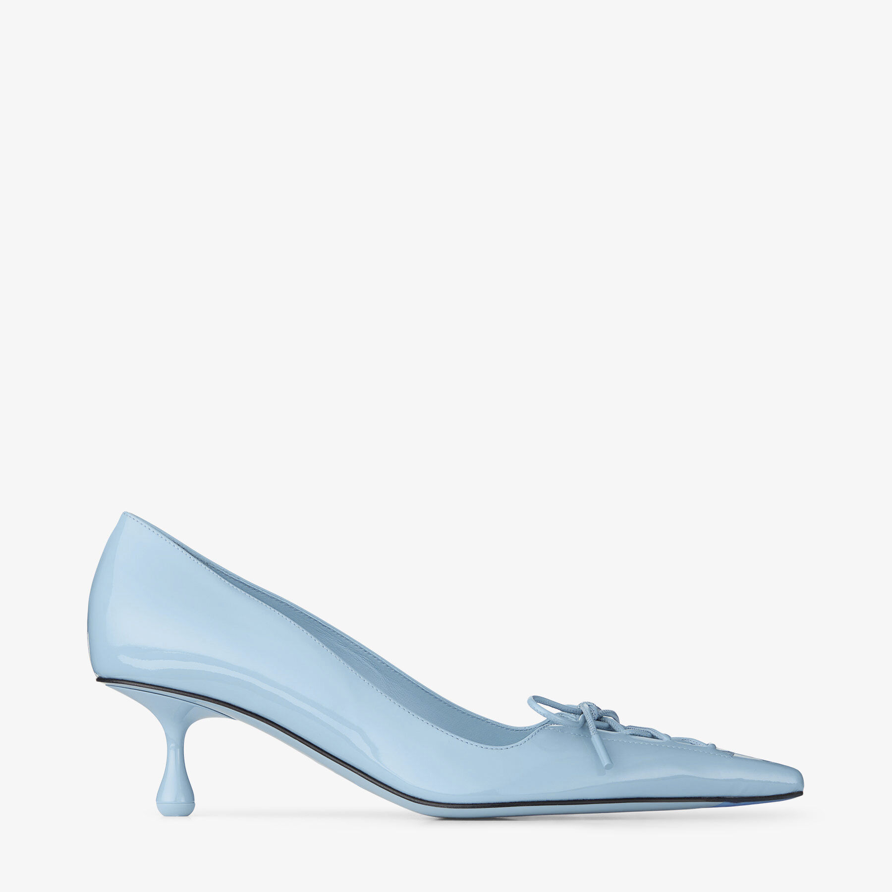 Scarlett 50 Dusty Blue Patent Leather Pumps