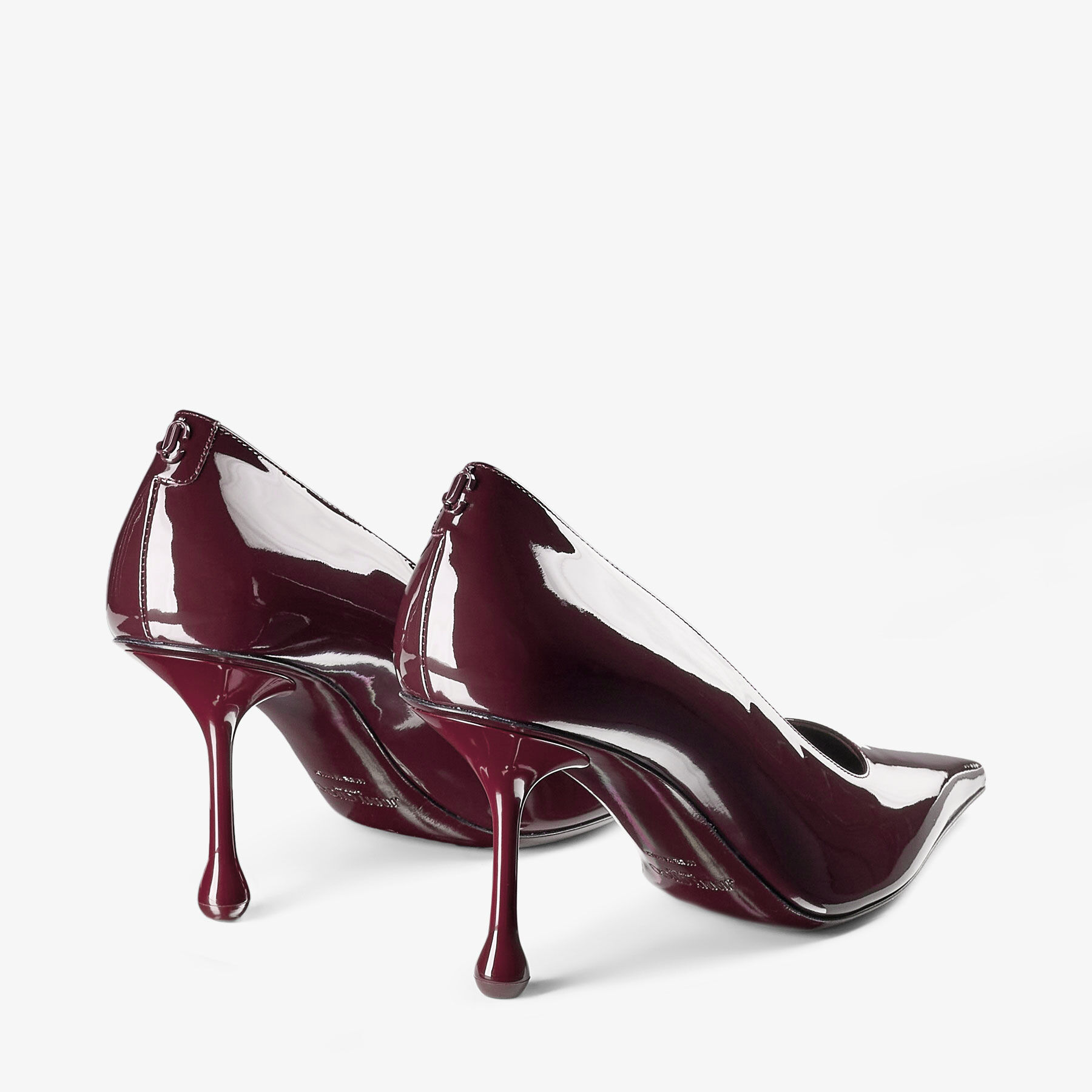 Ixia 80 Garnet Patent Leather Pumps