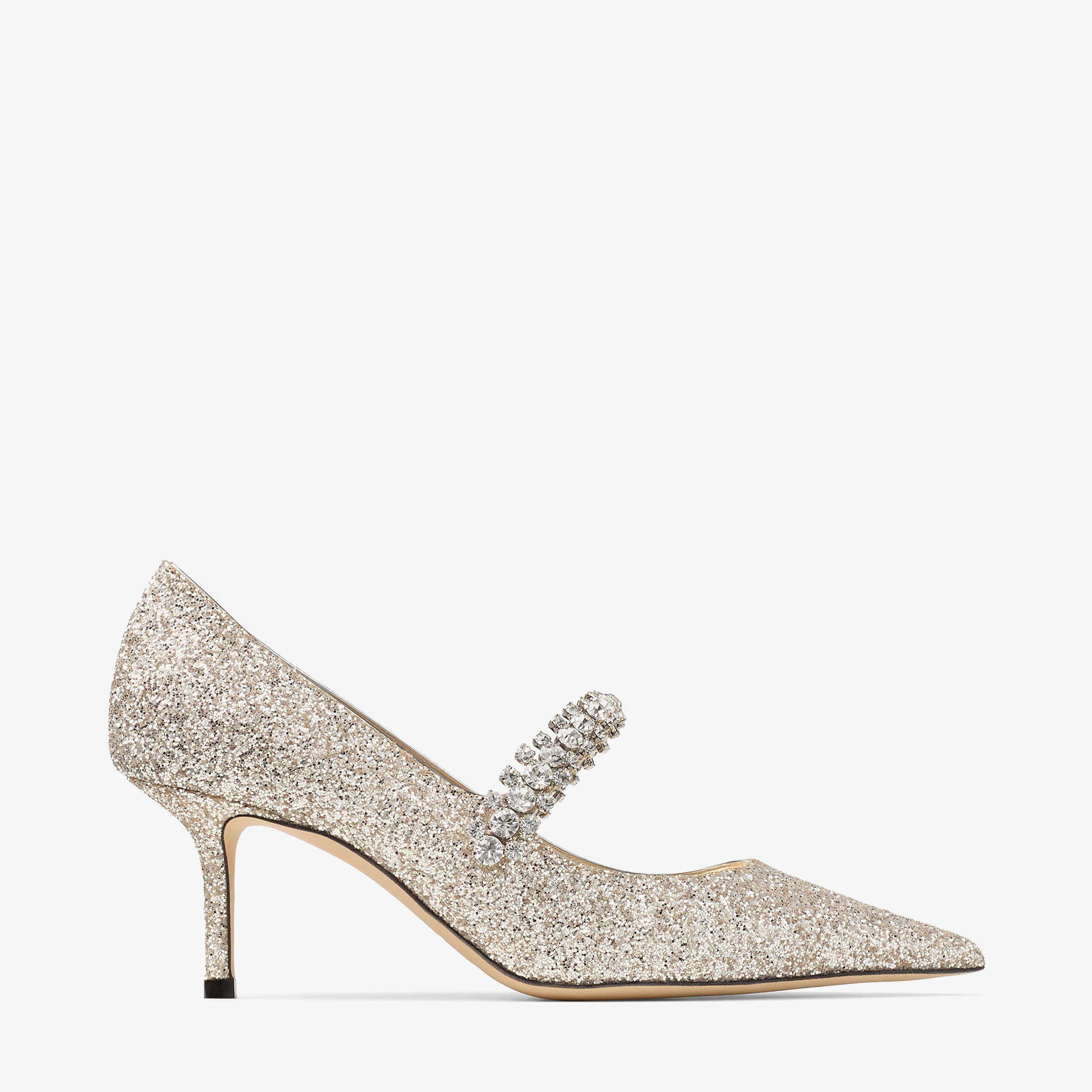 Bing Pump 65 Sand Glitter Fabric Pumps