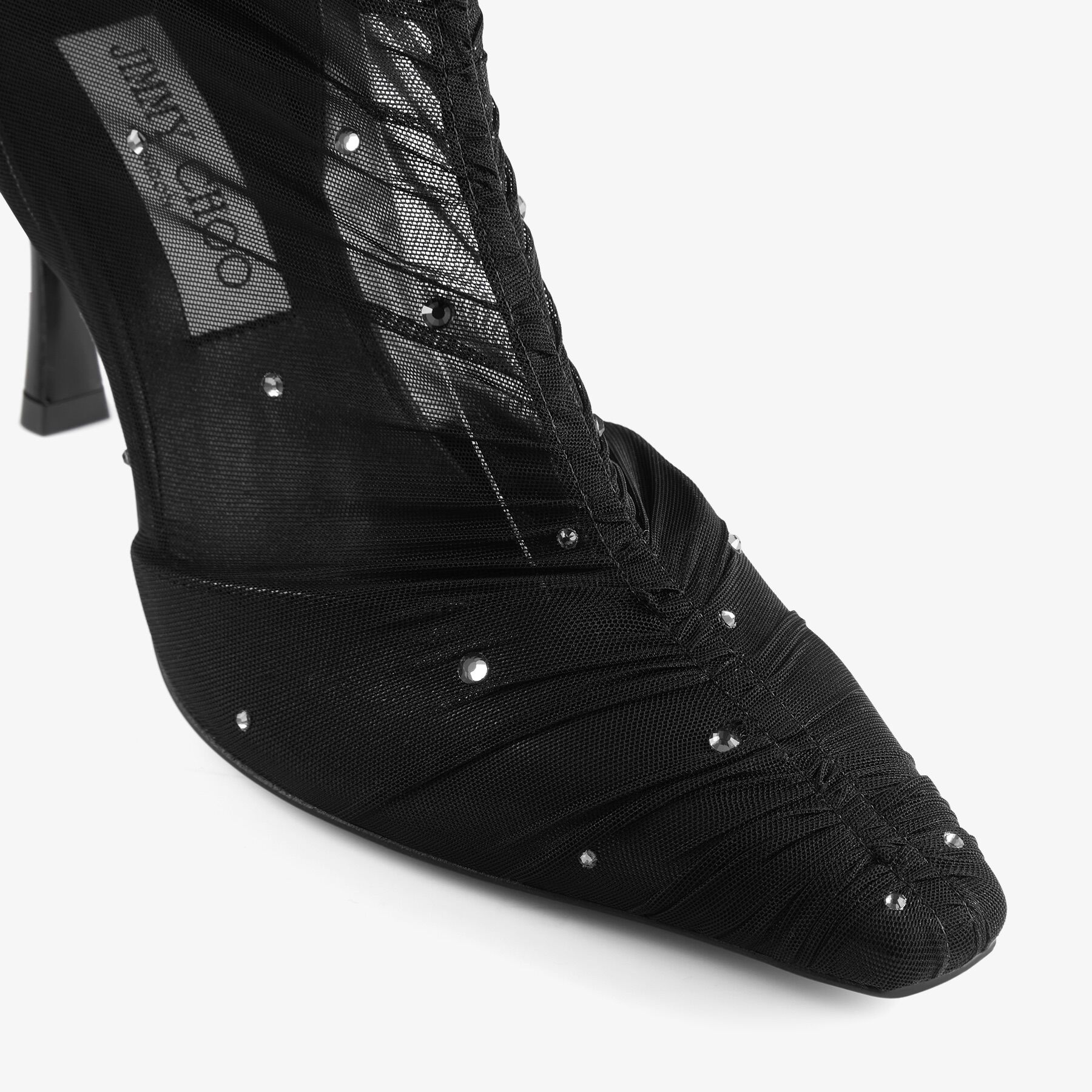 Lotta Ankle Boot 85 Black Tulle Ankle Boots