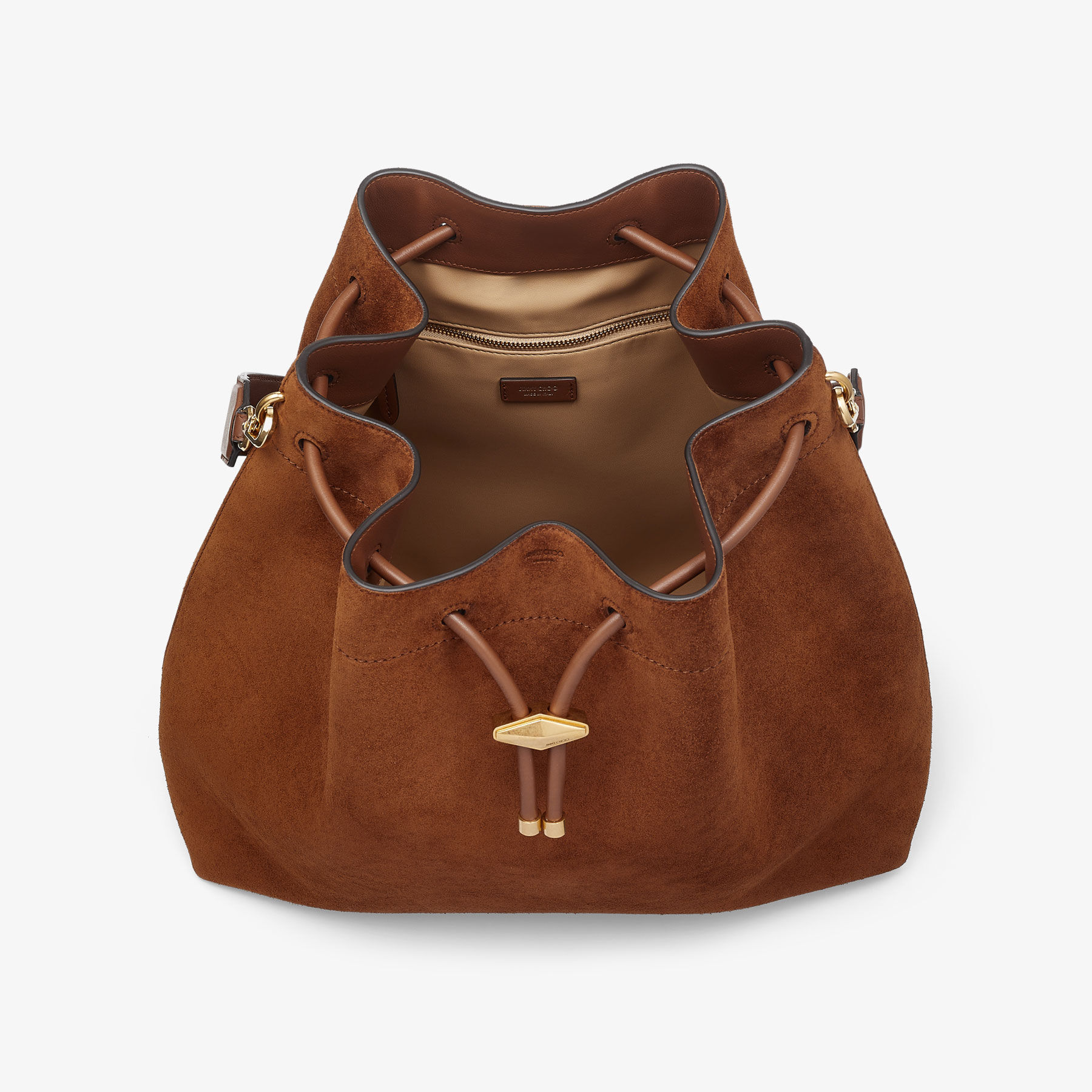 Cinch L Tan Suede Bag