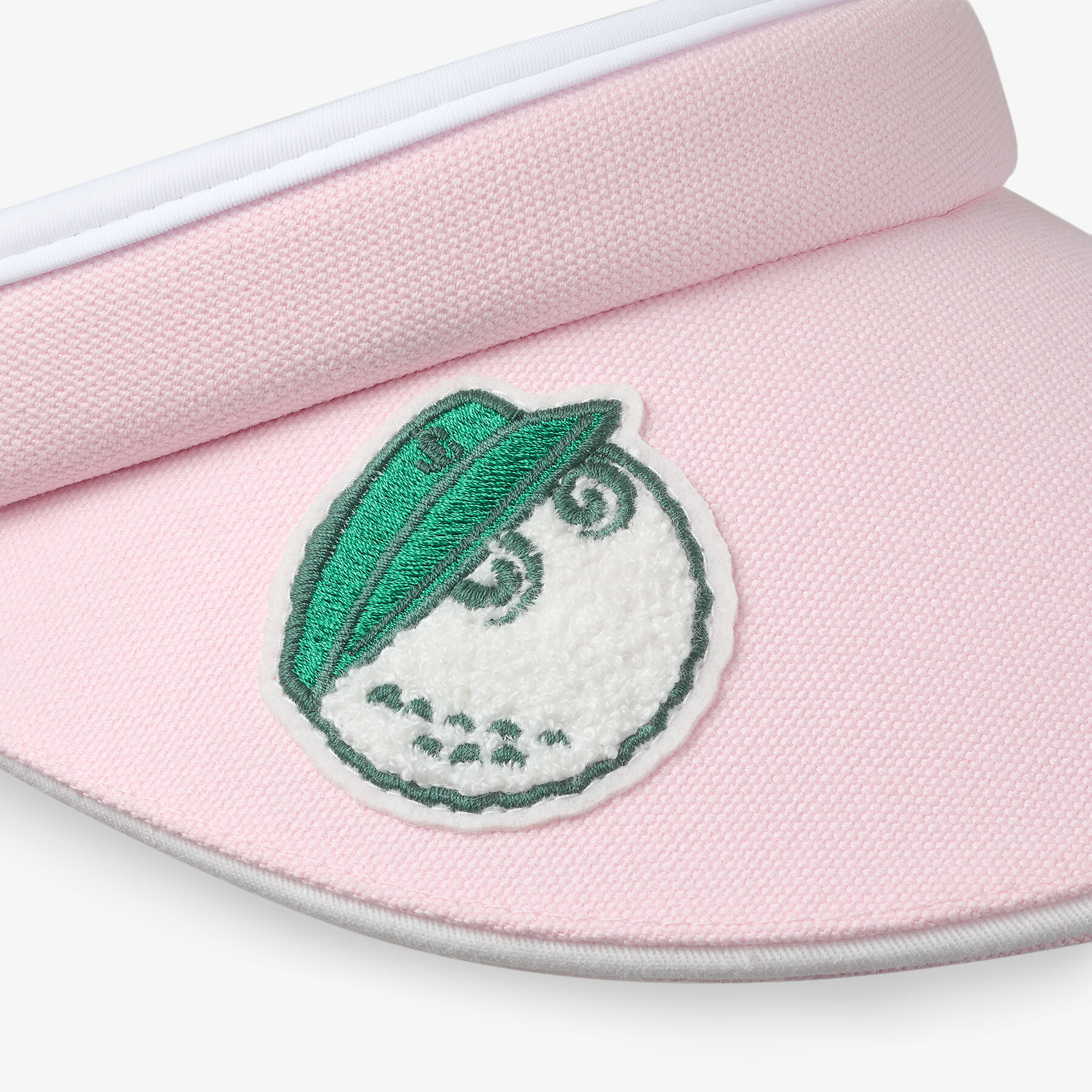 Jimmy Choo / Malbon 2.0 Visor Malbon Pink Embroidered Visor