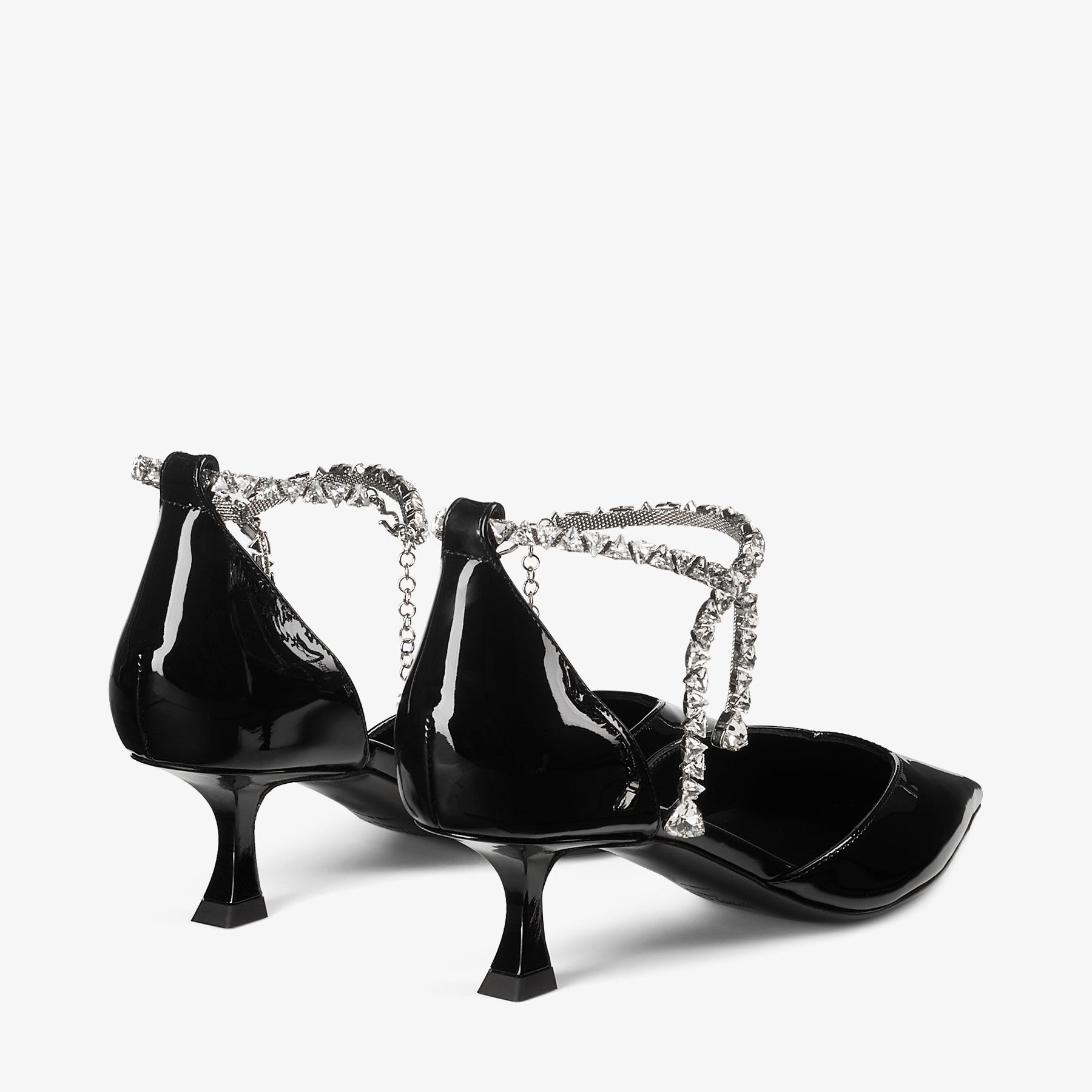 Stevie 50 Black Patent Leather Pumps