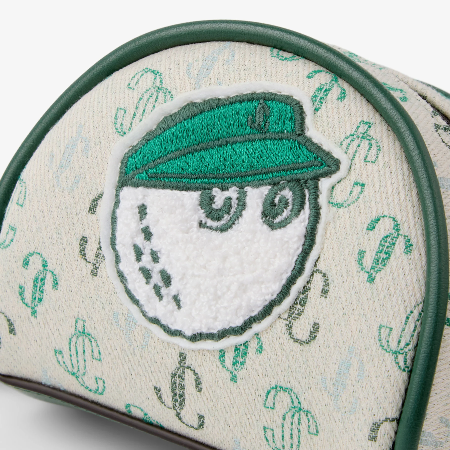 Jimmy Choo / Malbon 2.0 Pouch Charm Monogram Embroidered Canvas Pouch Charm