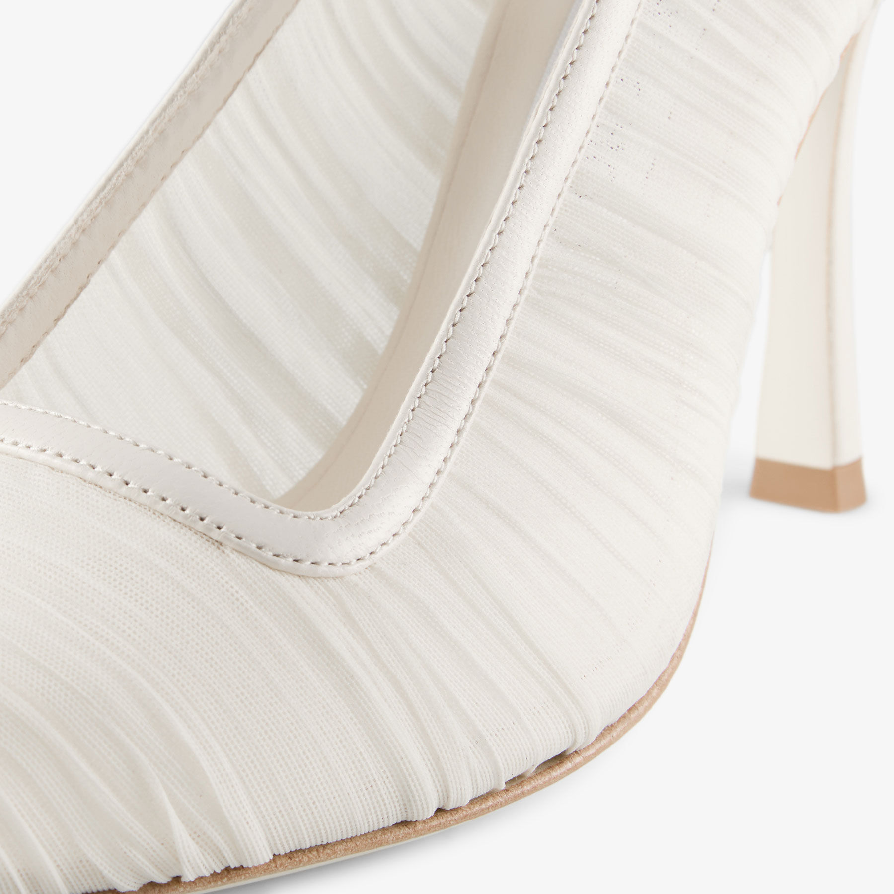 Lotta 100 Ivory Tulle and Nappa Pumps