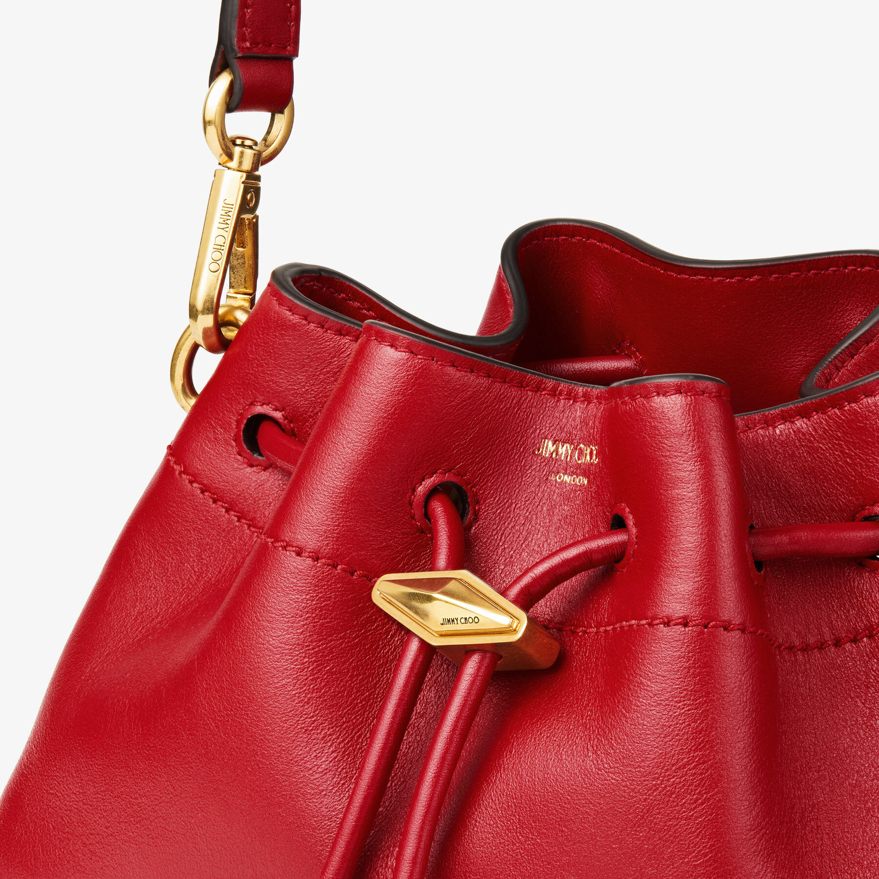 Cinch S Ruby Red Leather Handbag