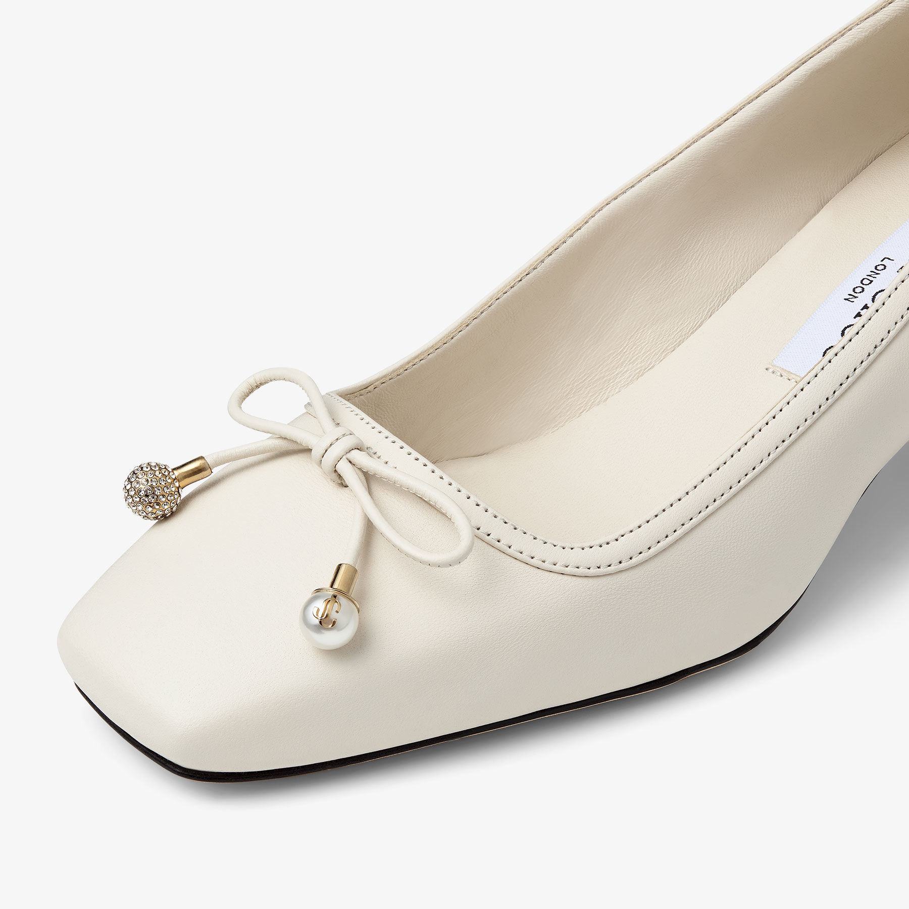 Elme 45 Latte Nappa Leather Pumps