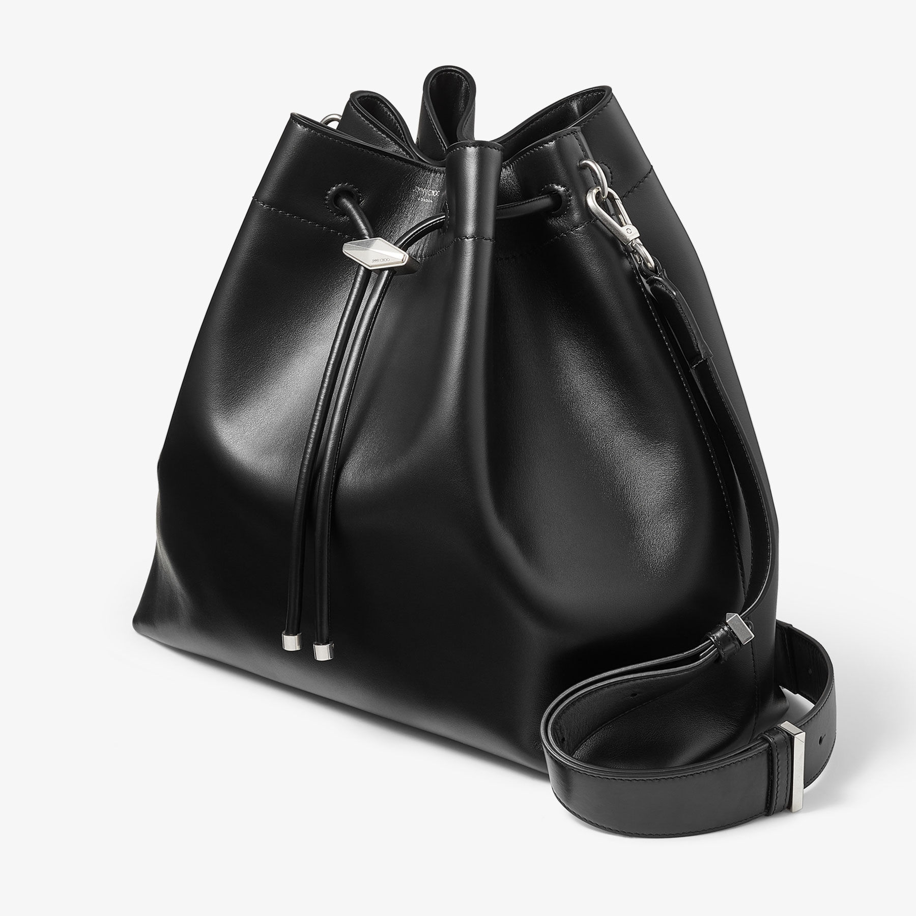 Cinch L Black Calf Leather Bag