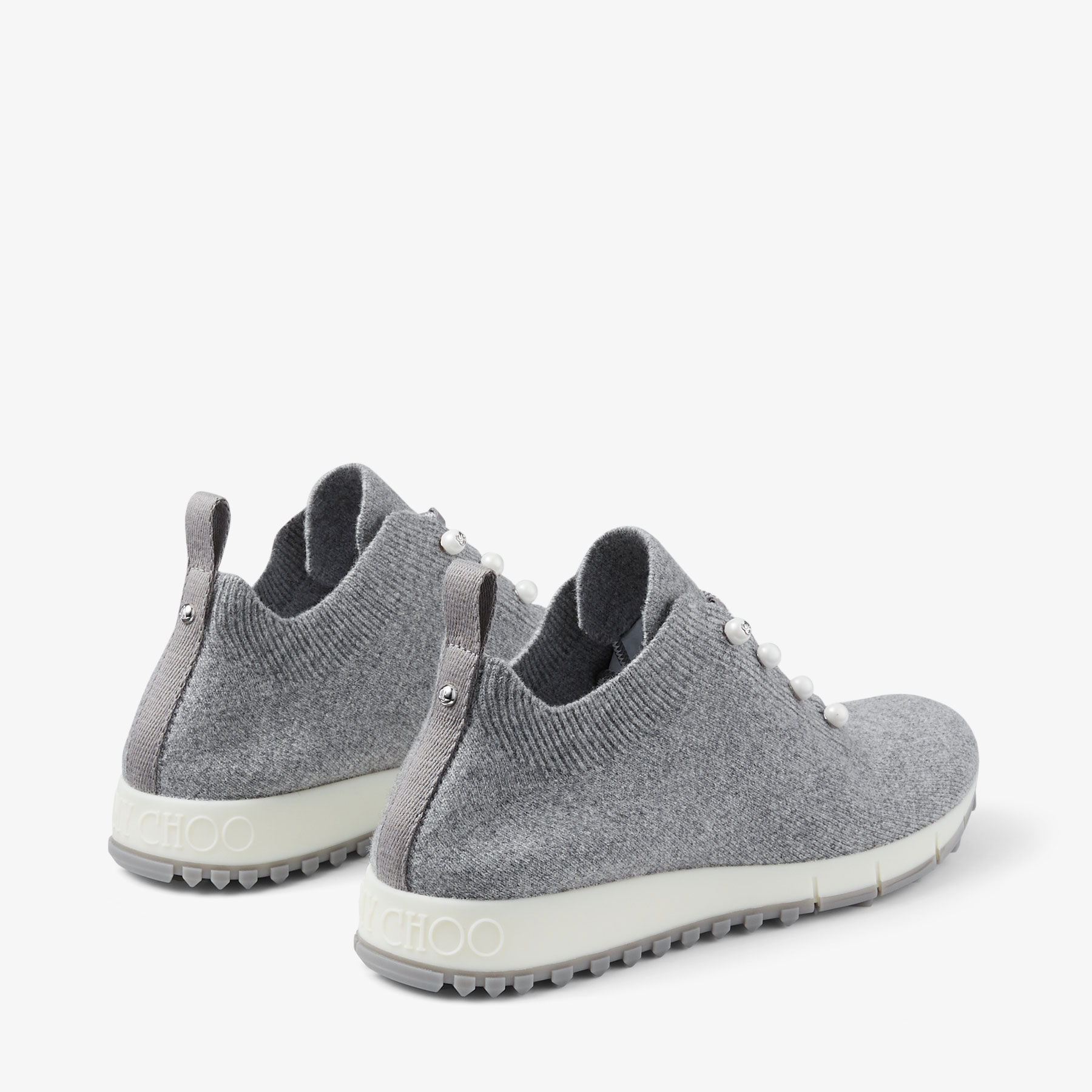 Veles Ash Cashmere Knit Trainers