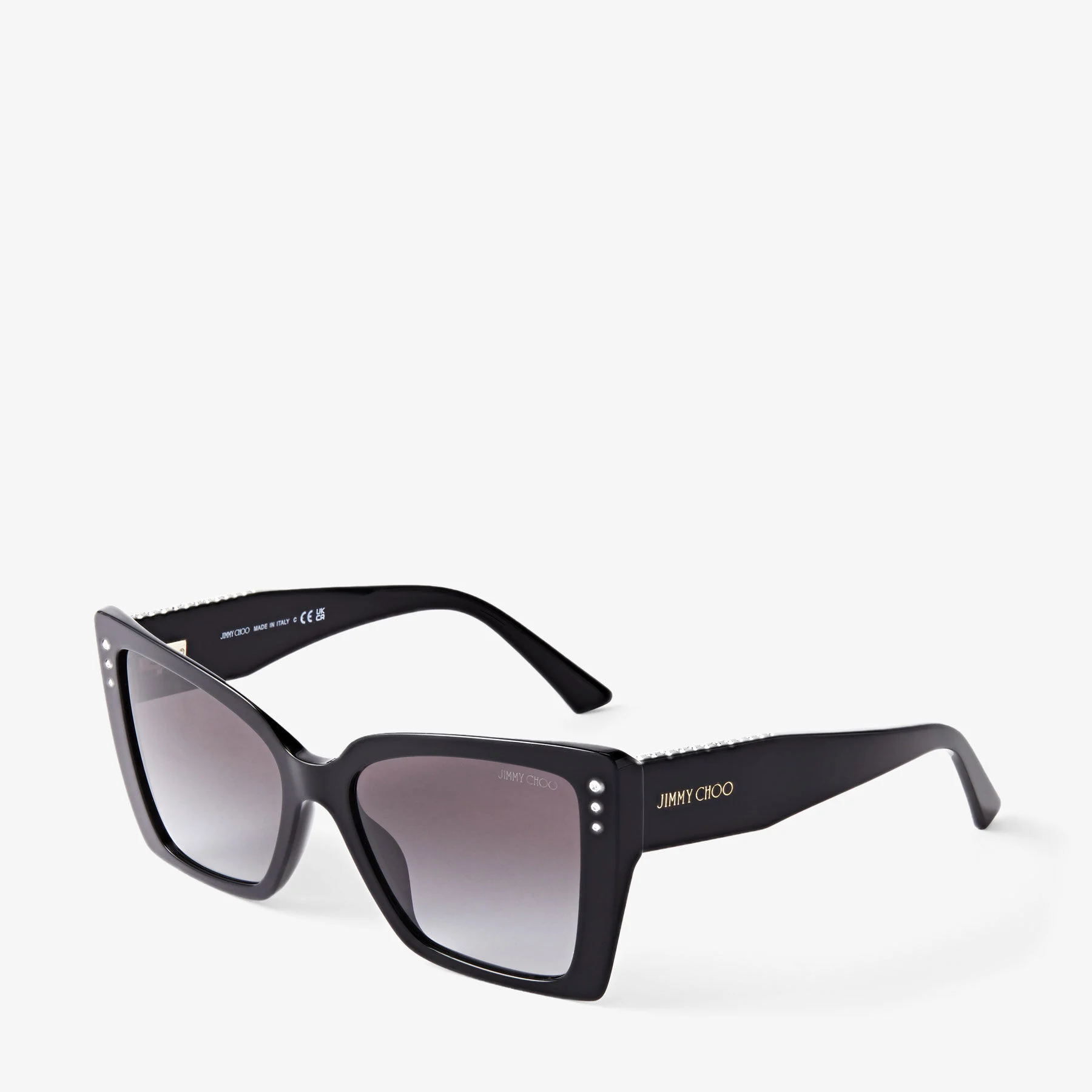 Lorea Black Butterfly Frame Sunglasses