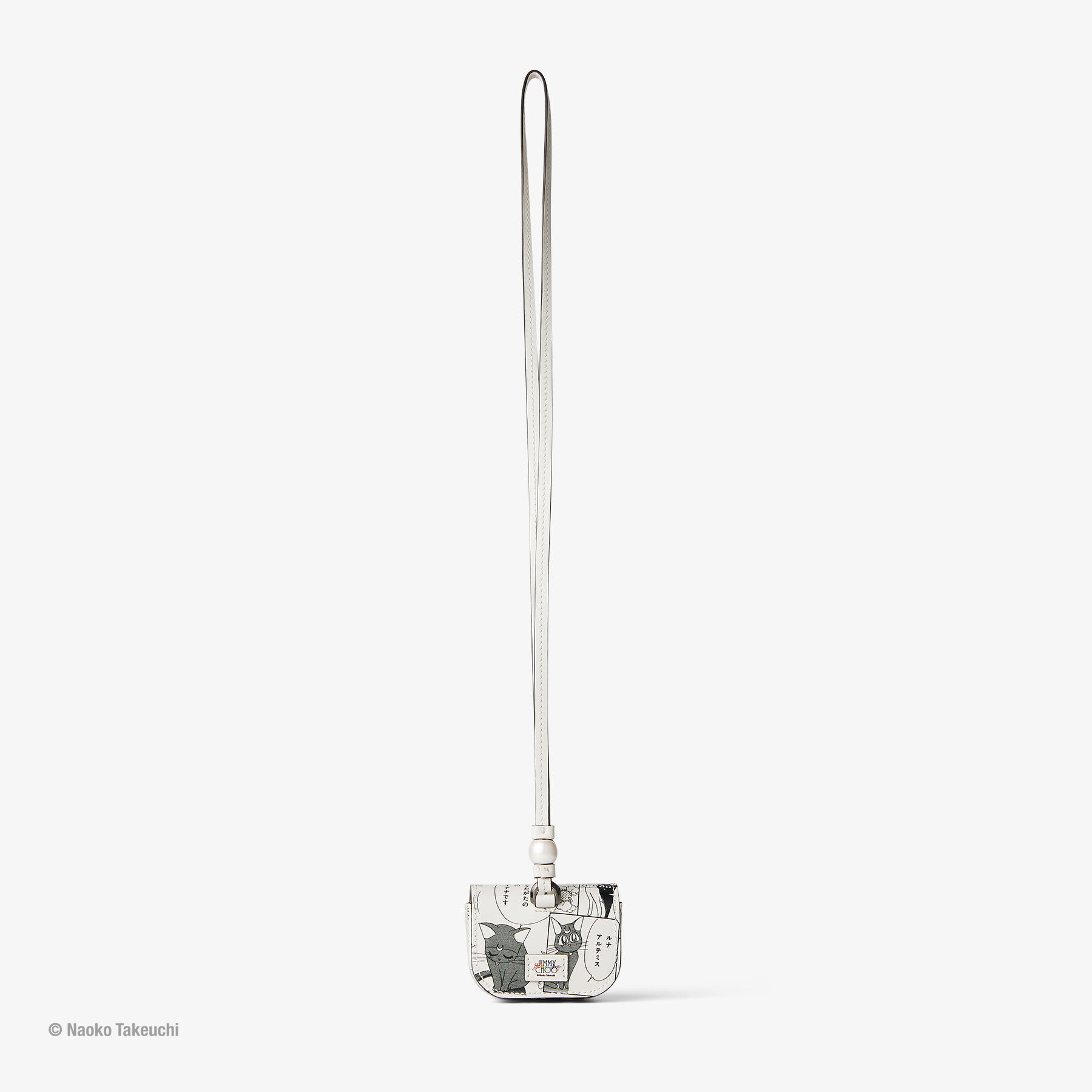 Luna & Artemis & Diana Airpods Case White Manga Print Leather Airpods Pro Case