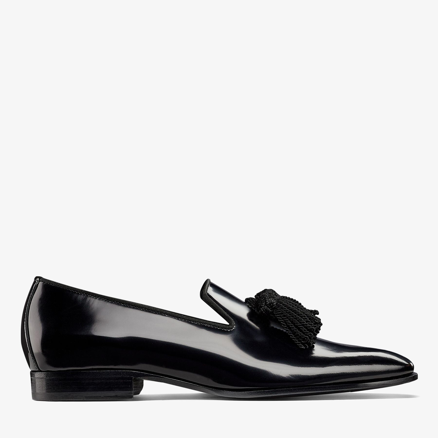 Foxley M Black Soft Shiny Calf Leather Loafers