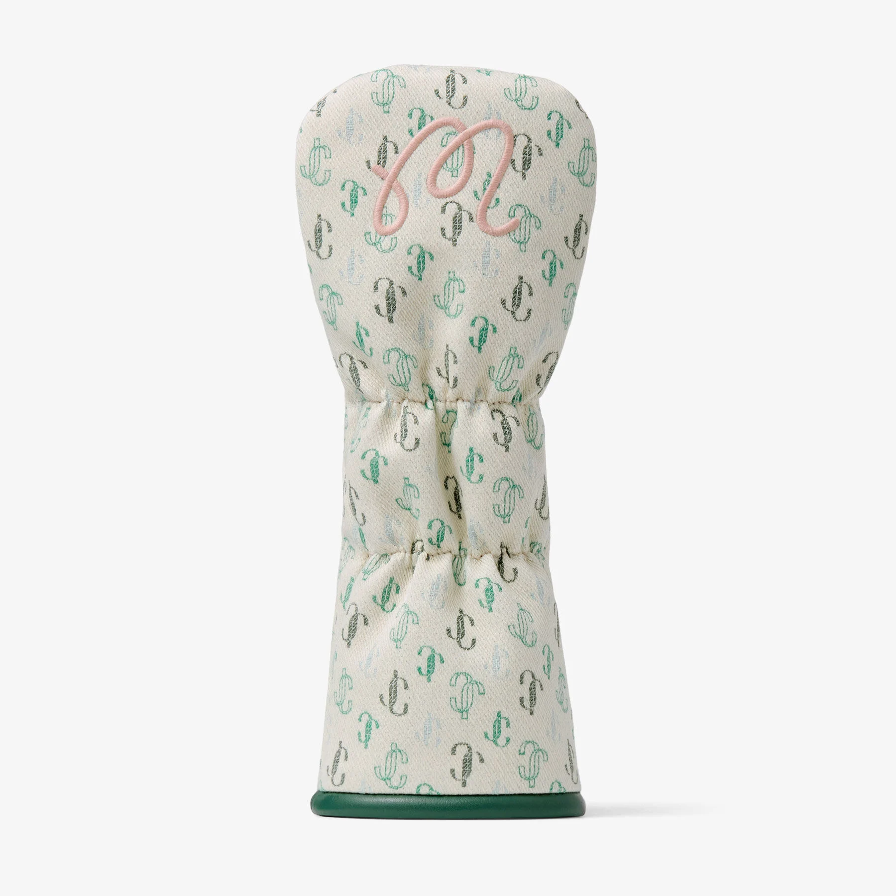 Jimmy Choo / Malbon 2.0 Head Cover Small  Monogram Embroidered Canvas Hybrid Cover