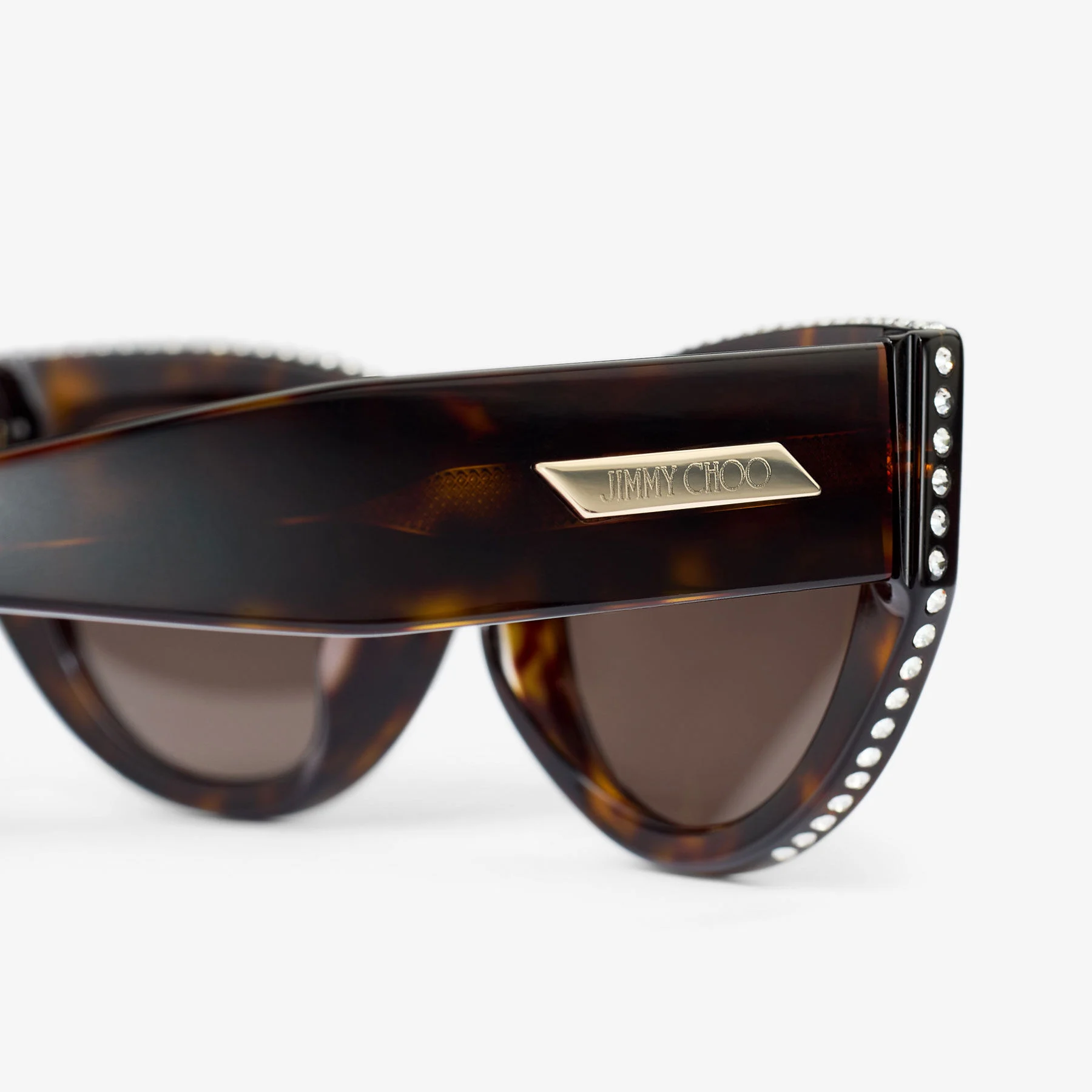Vale  Brown Havana Cat Eye Sunglasses