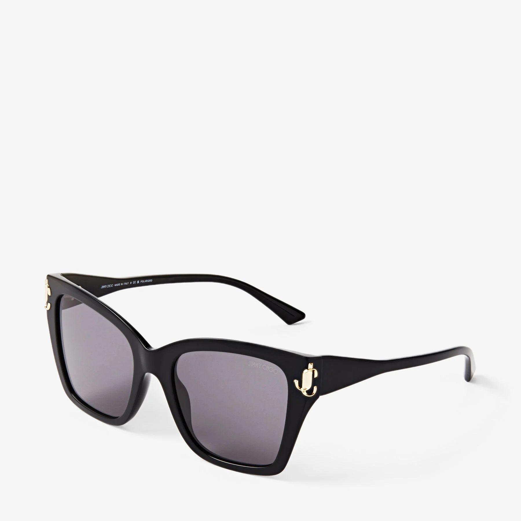 Kira Black Square Sunglasses