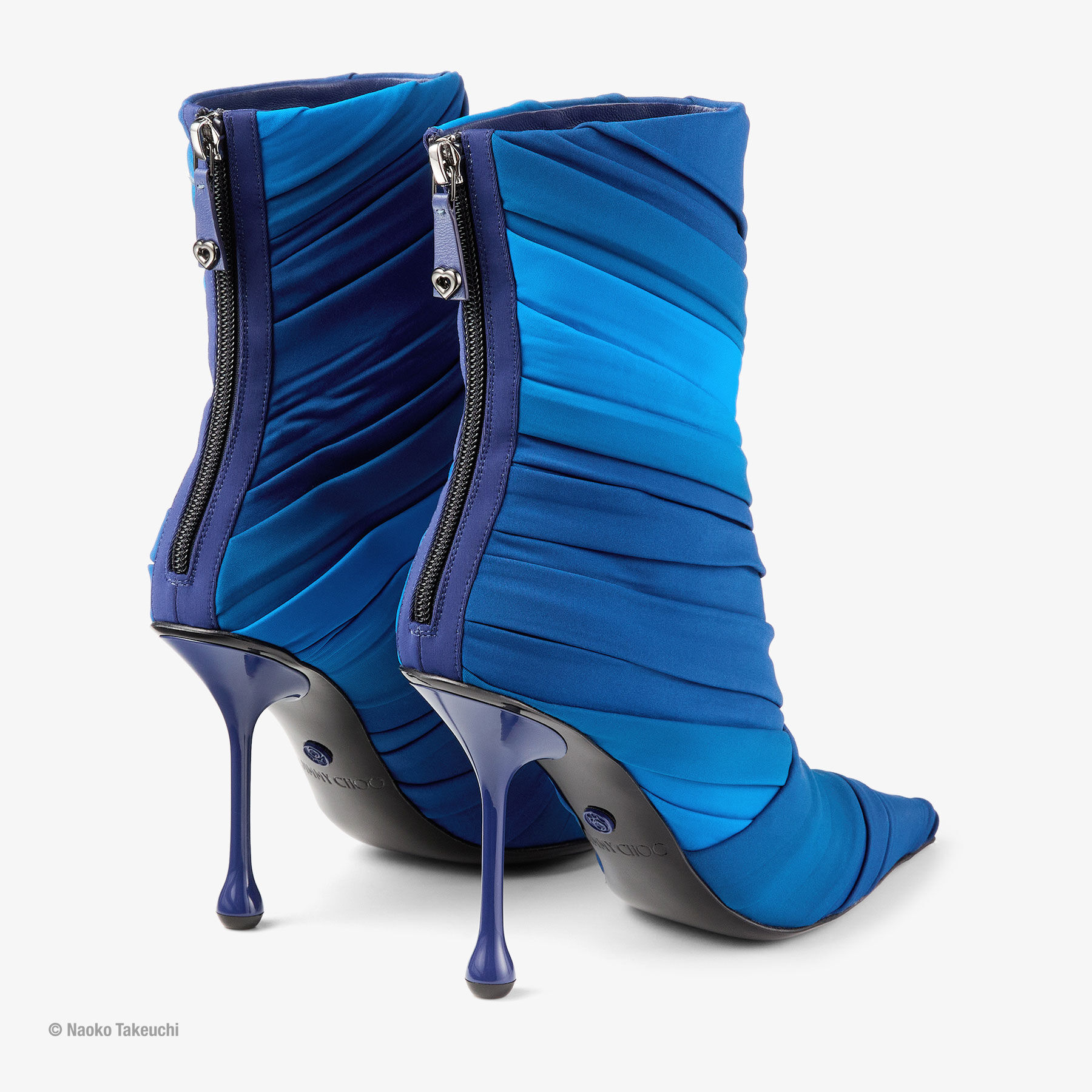 Sailor Uranus Boot 95 Blue Degrade Lycra Boots