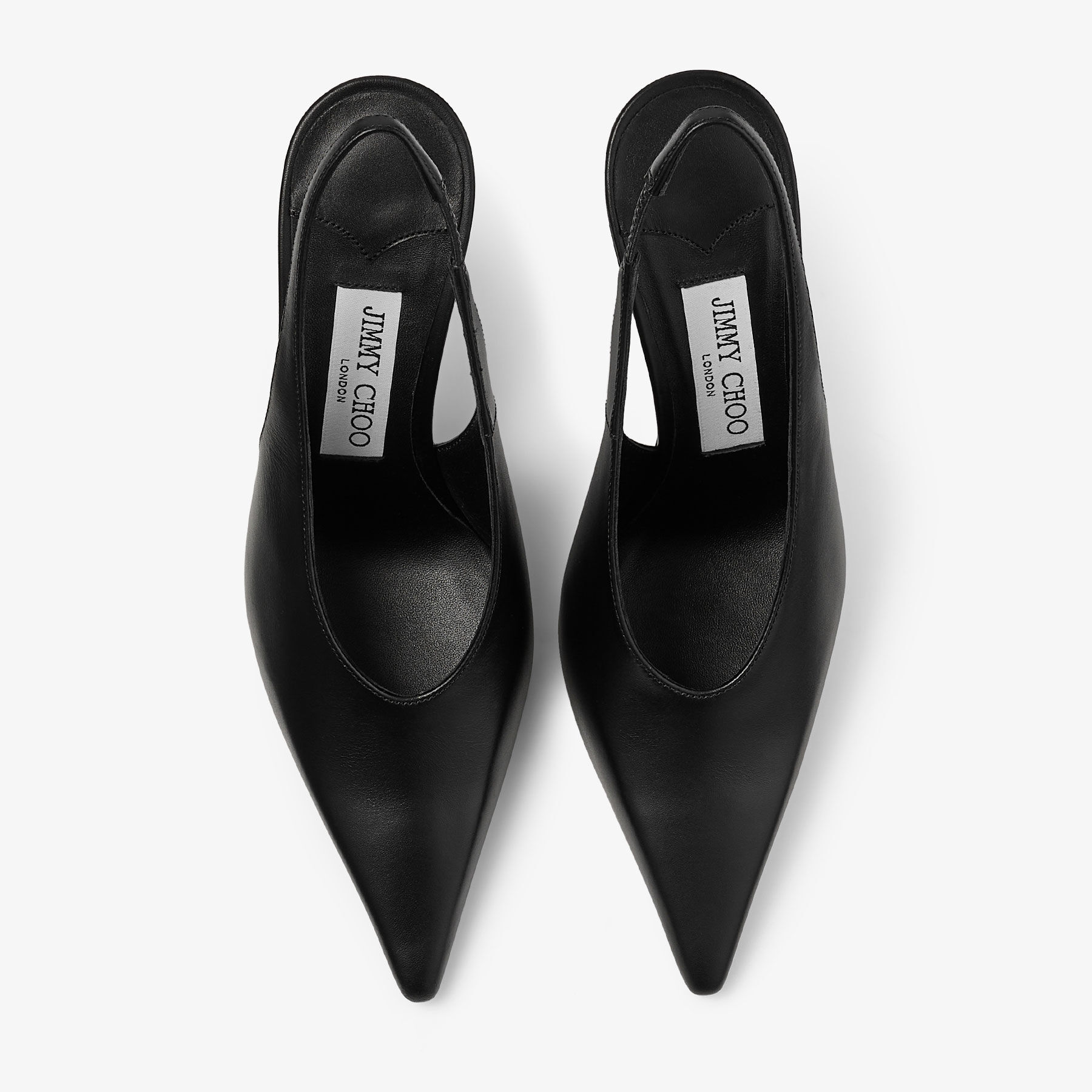 Isa 95 Black Leather Pumps