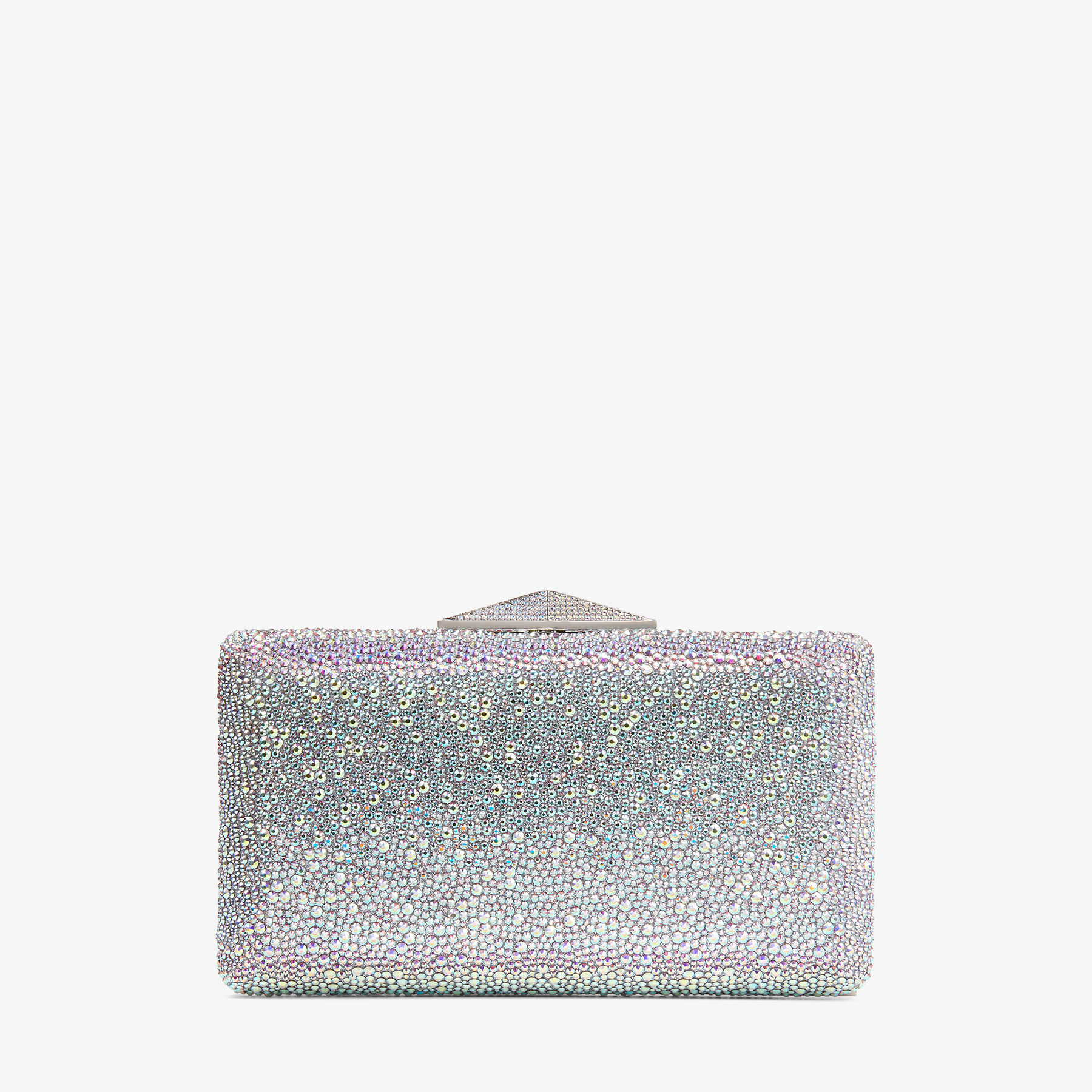 Clemmie Iridescent Crystal Clutch Bag