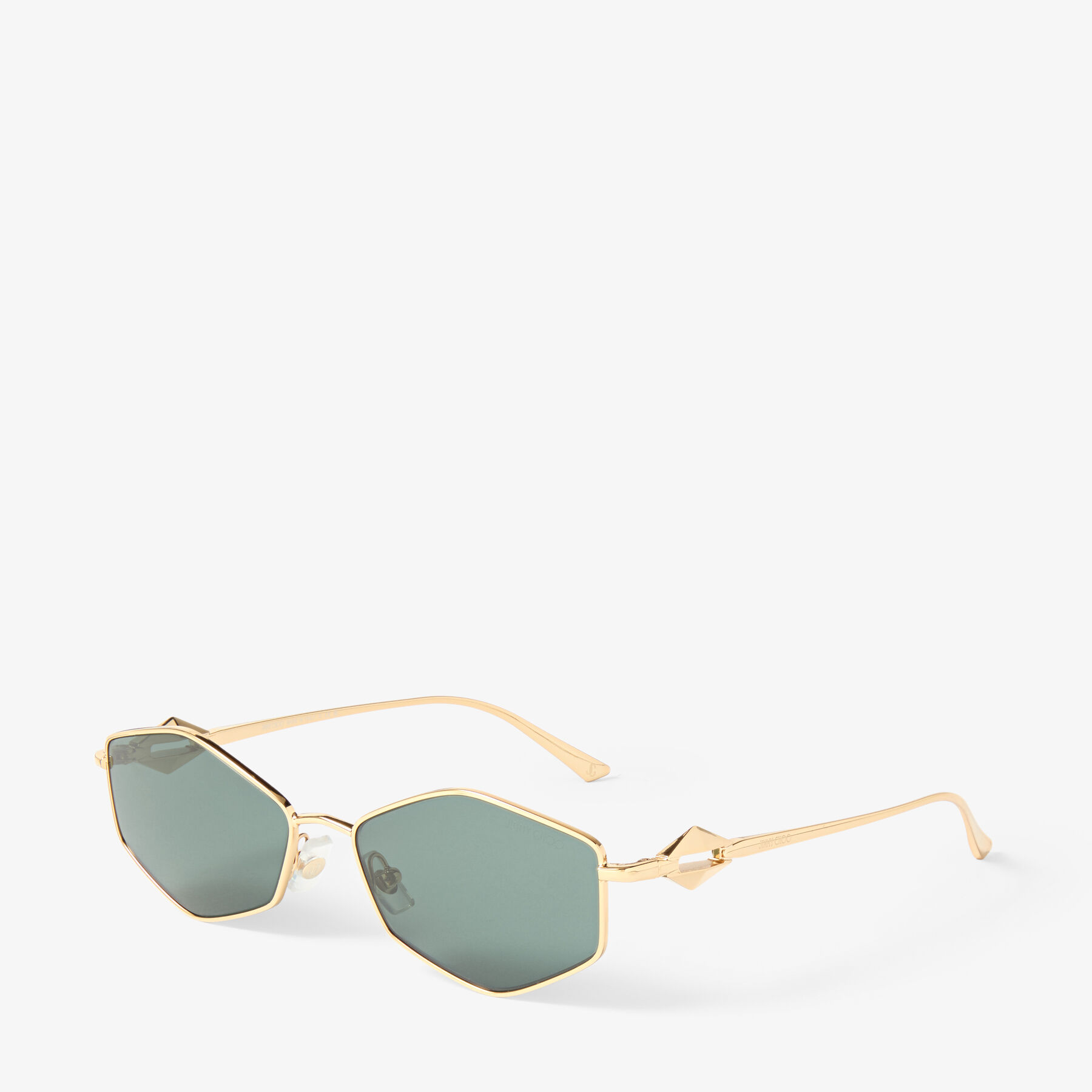 Zoey Gold Geometric Sunglasses