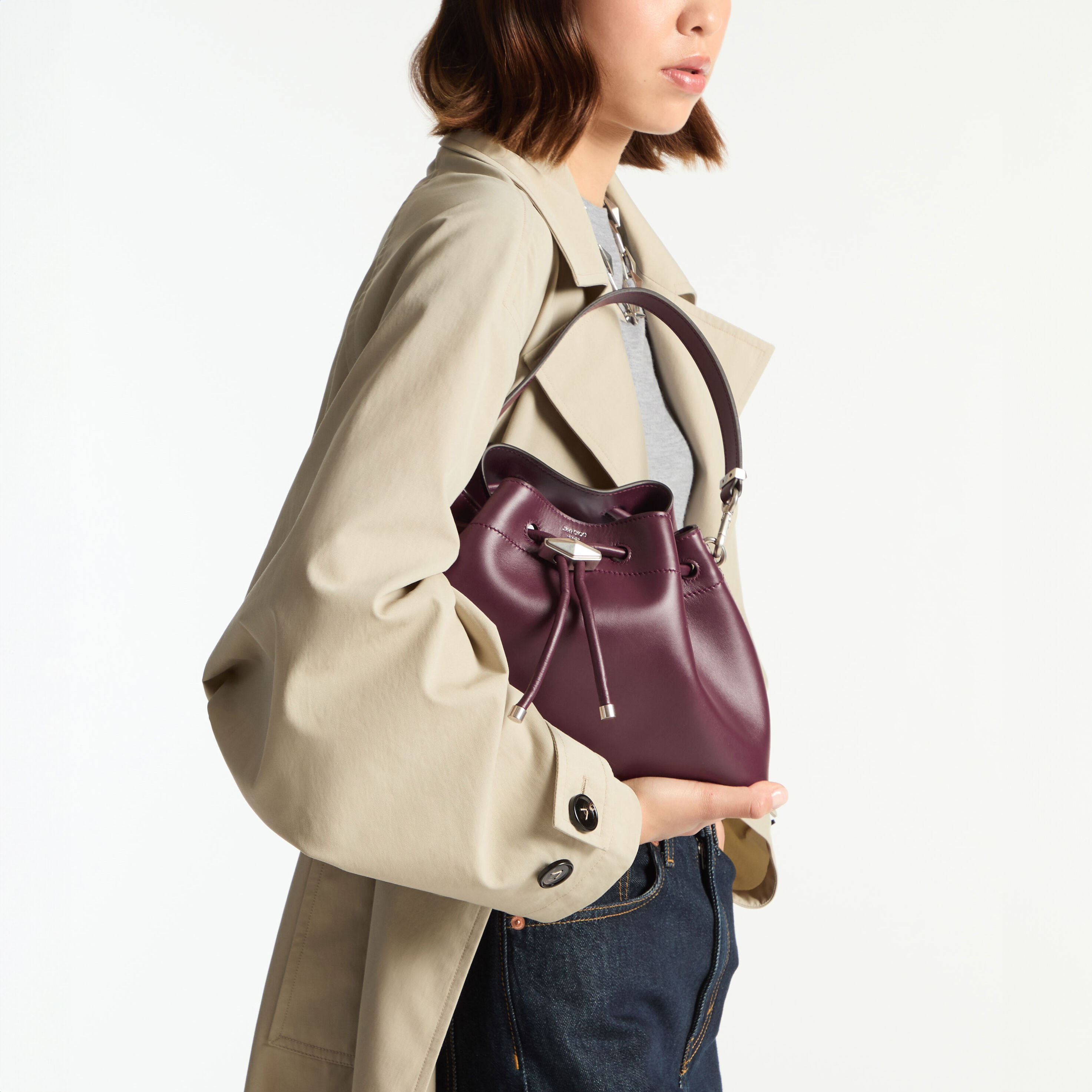 Cinch M Garnet Leather Handbag