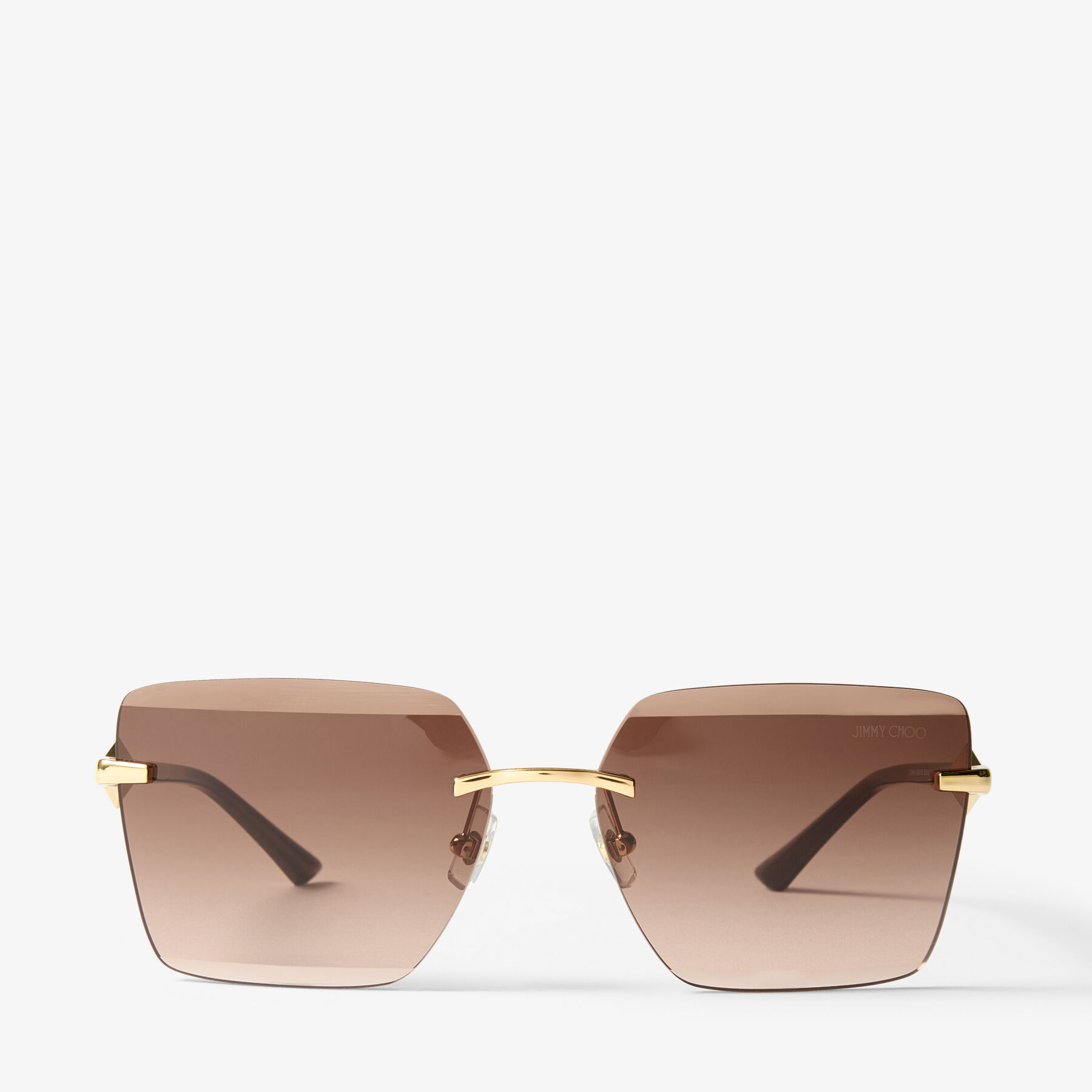 Isaline Gold Square Sunglasses