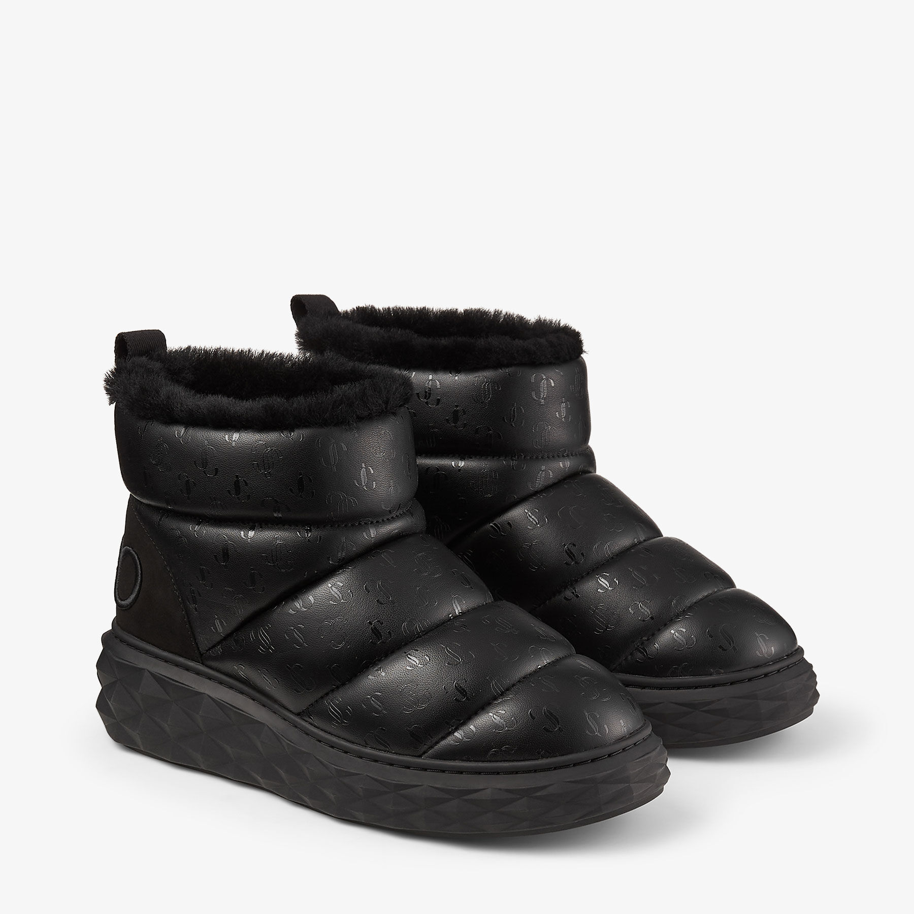 Xan Black Nappa Leather Boots
