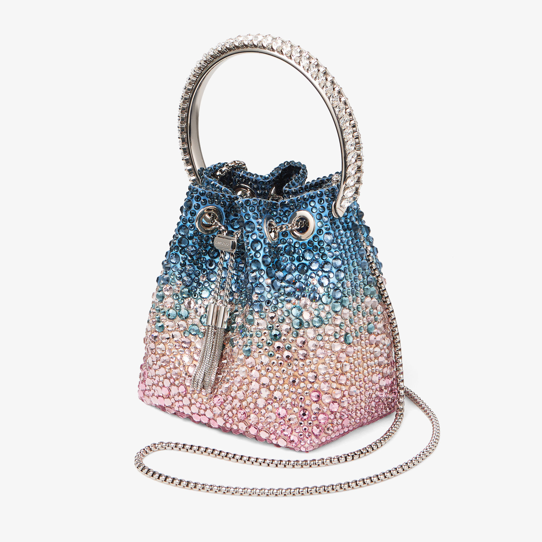 Bon Bon Sunrise Satin Crystal Bag